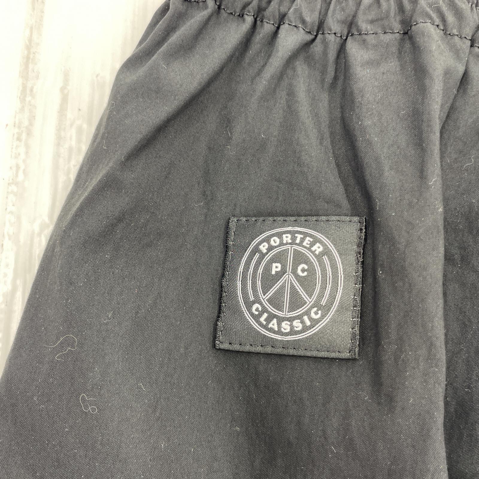 ショートパンツ POPLIN PEACE SHORTS BLK L ブラック