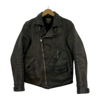 ライダースジャケット fine creek leathers Dポケ グラハム 36 ブラウン