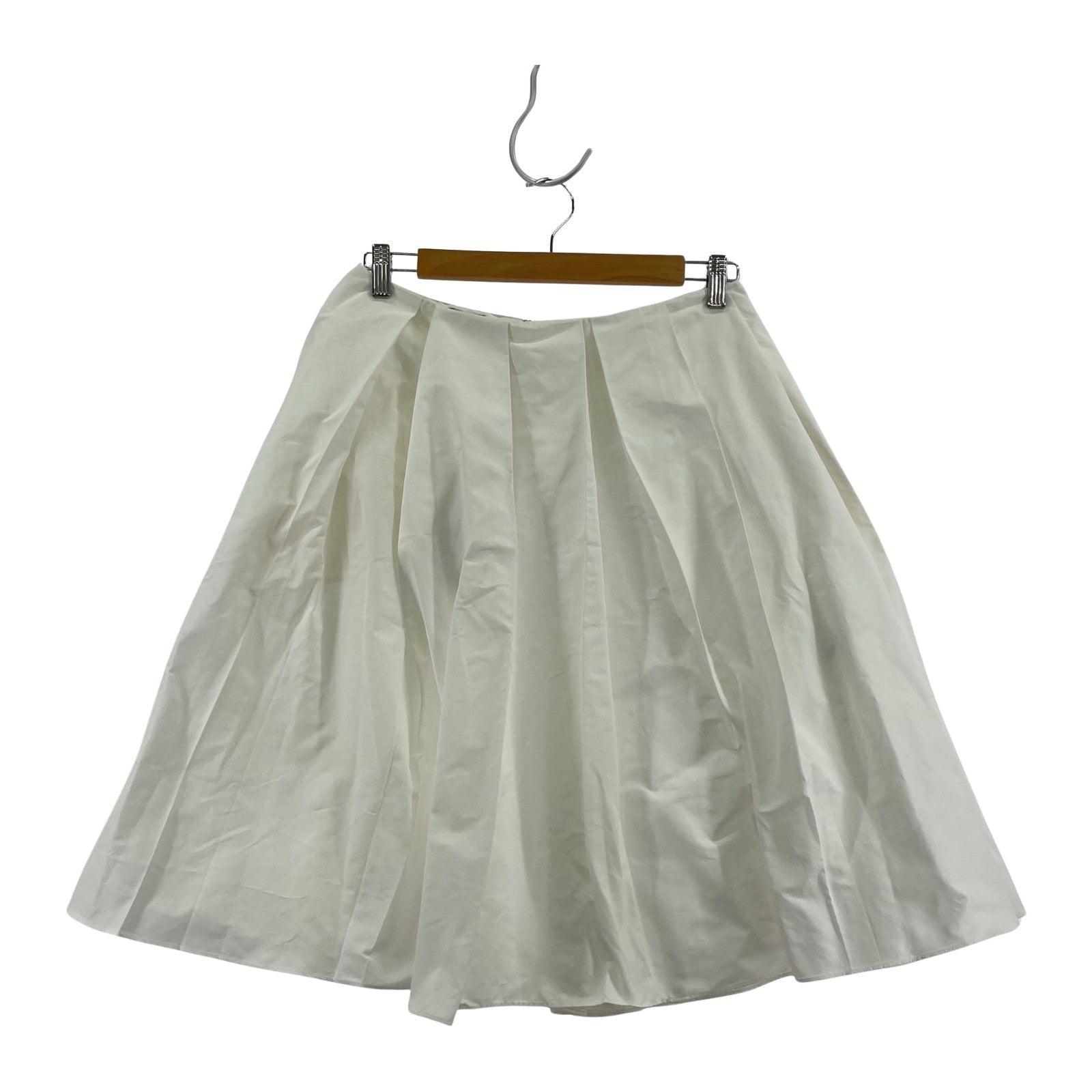ミニスカート JILL SANDER NAVY プリーツスカート 白 ホワイト