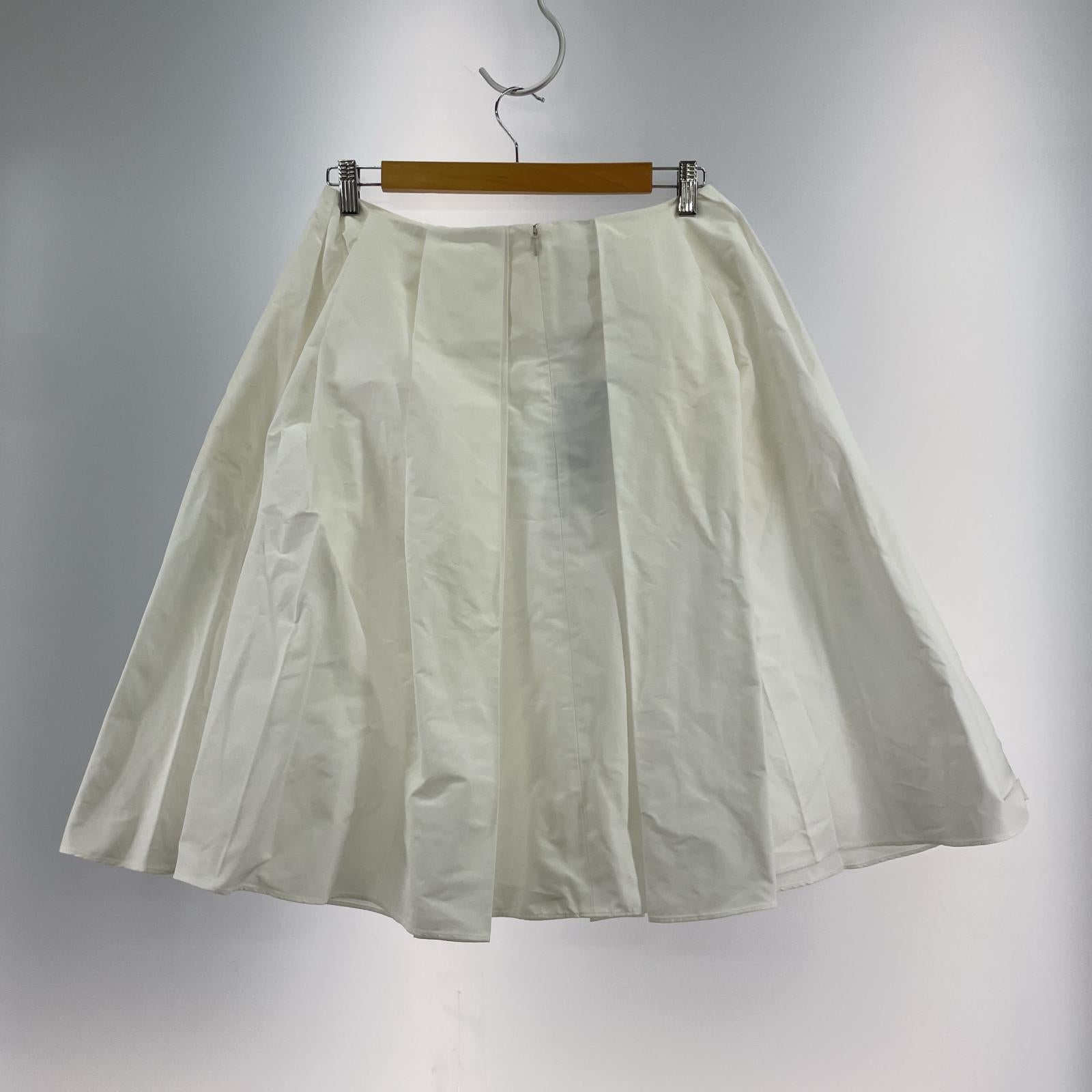 ミニスカート JILL SANDER NAVY プリーツスカート 白 ホワイト