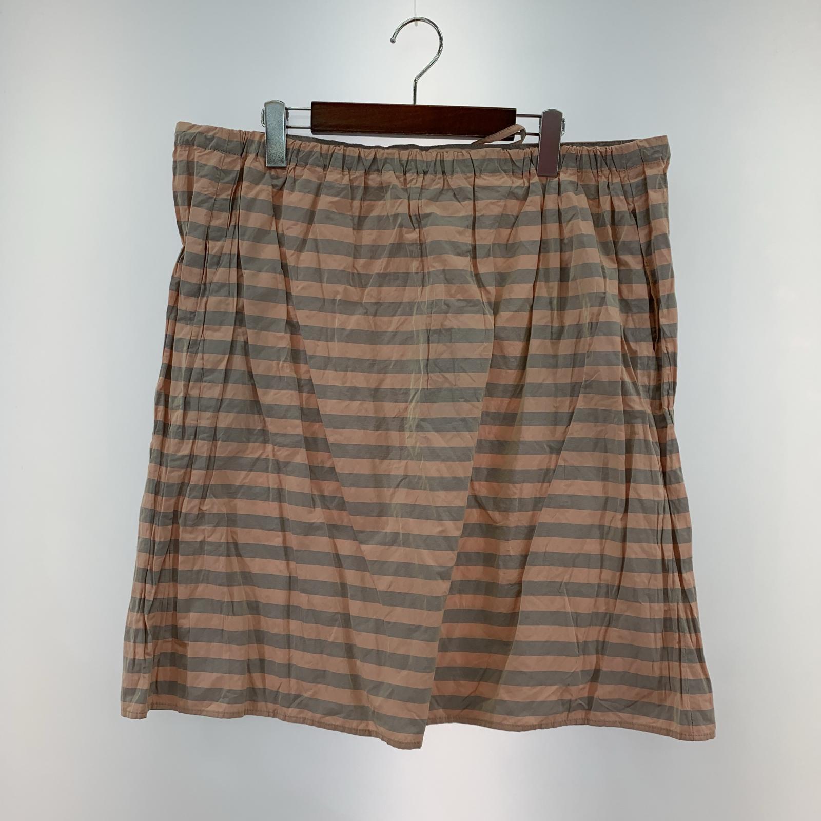 ミニスカート JILL SANDER NAVY ピンクボーダー 40