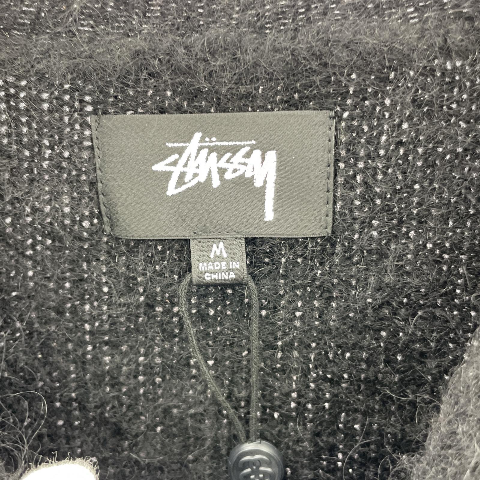 ニット 23AW DICE FUZZY CREW BLK/WHT M M