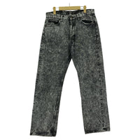 デニムパンツ 90s USA製 501 Chemical Wash BLK W34 34 ブラック