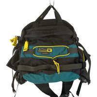 ショルダーバッグ MOUNTAINSMITH ナイロン 黒緑 ブラック