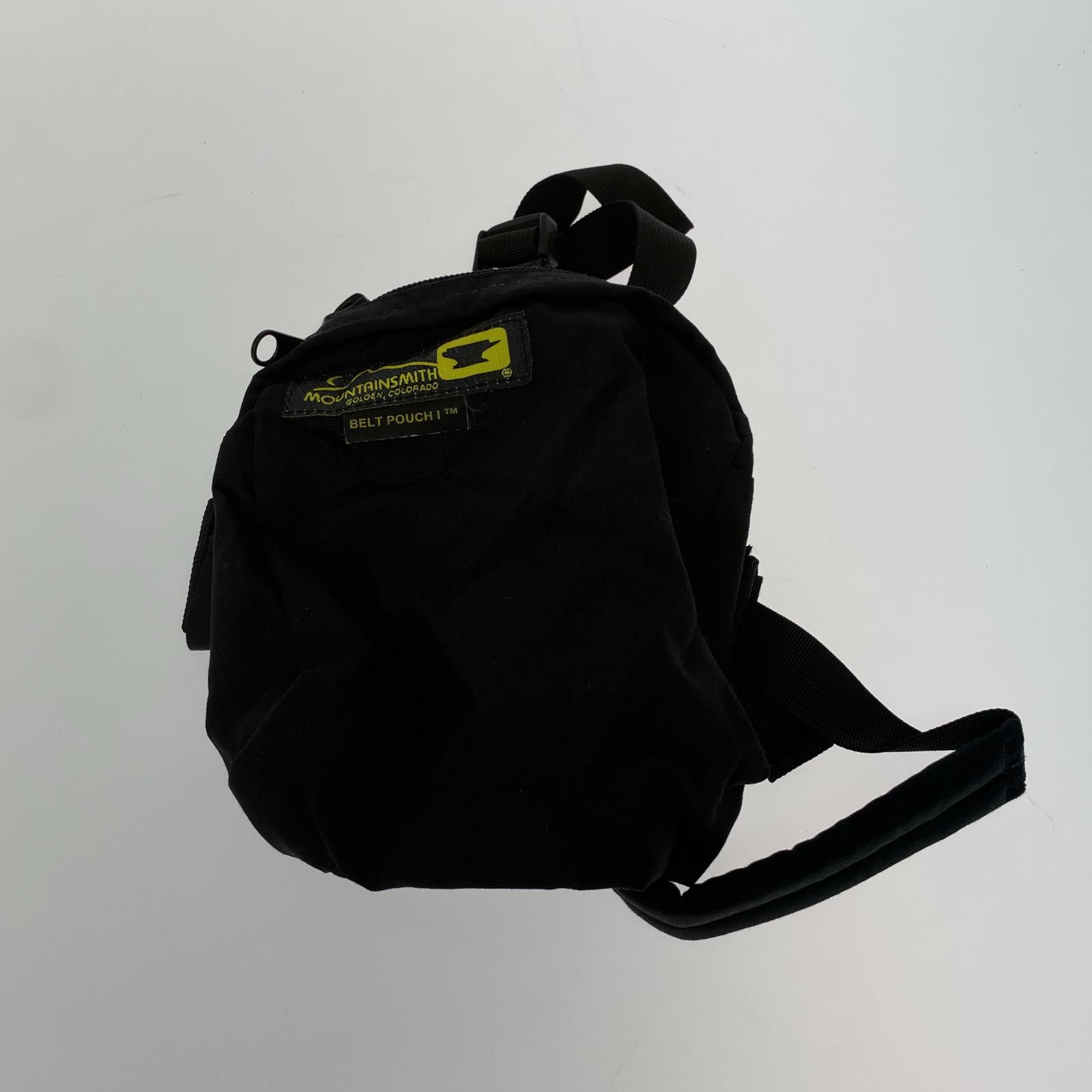 ショルダーバッグ MOUNTAINSMITH ナイロン 黒緑 ブラック