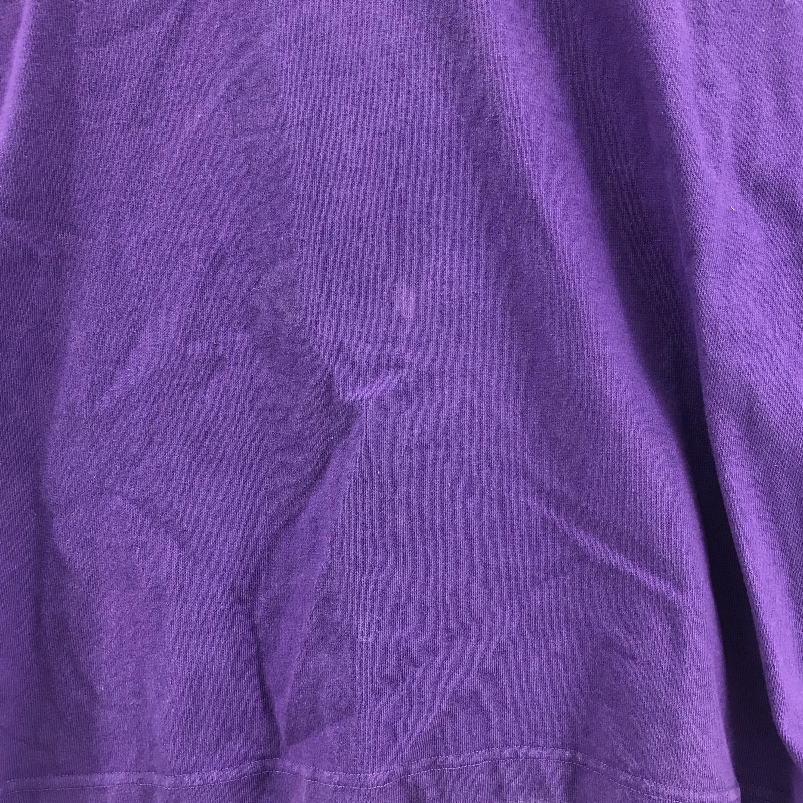 長袖Tシャツ 紫 (XL)