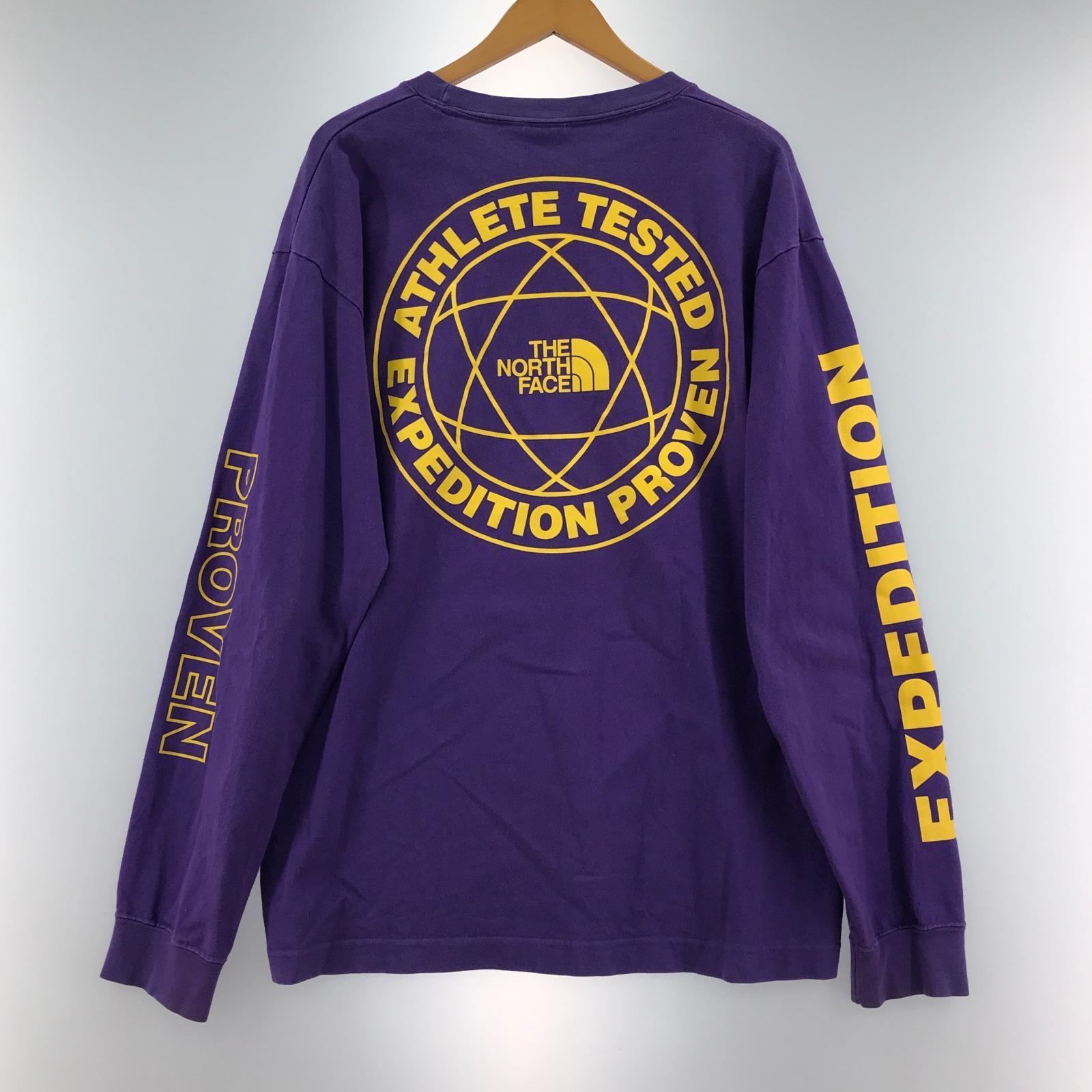 長袖Tシャツ 紫 (XL)