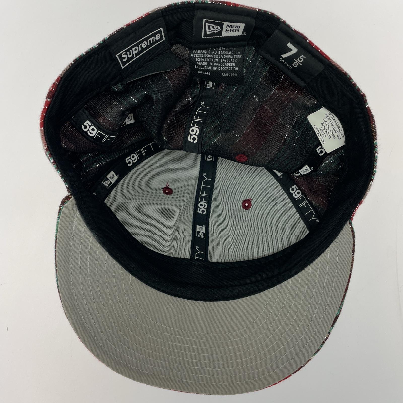 キャップ 23SS/Metallic Plaid S Logo New Era Cap