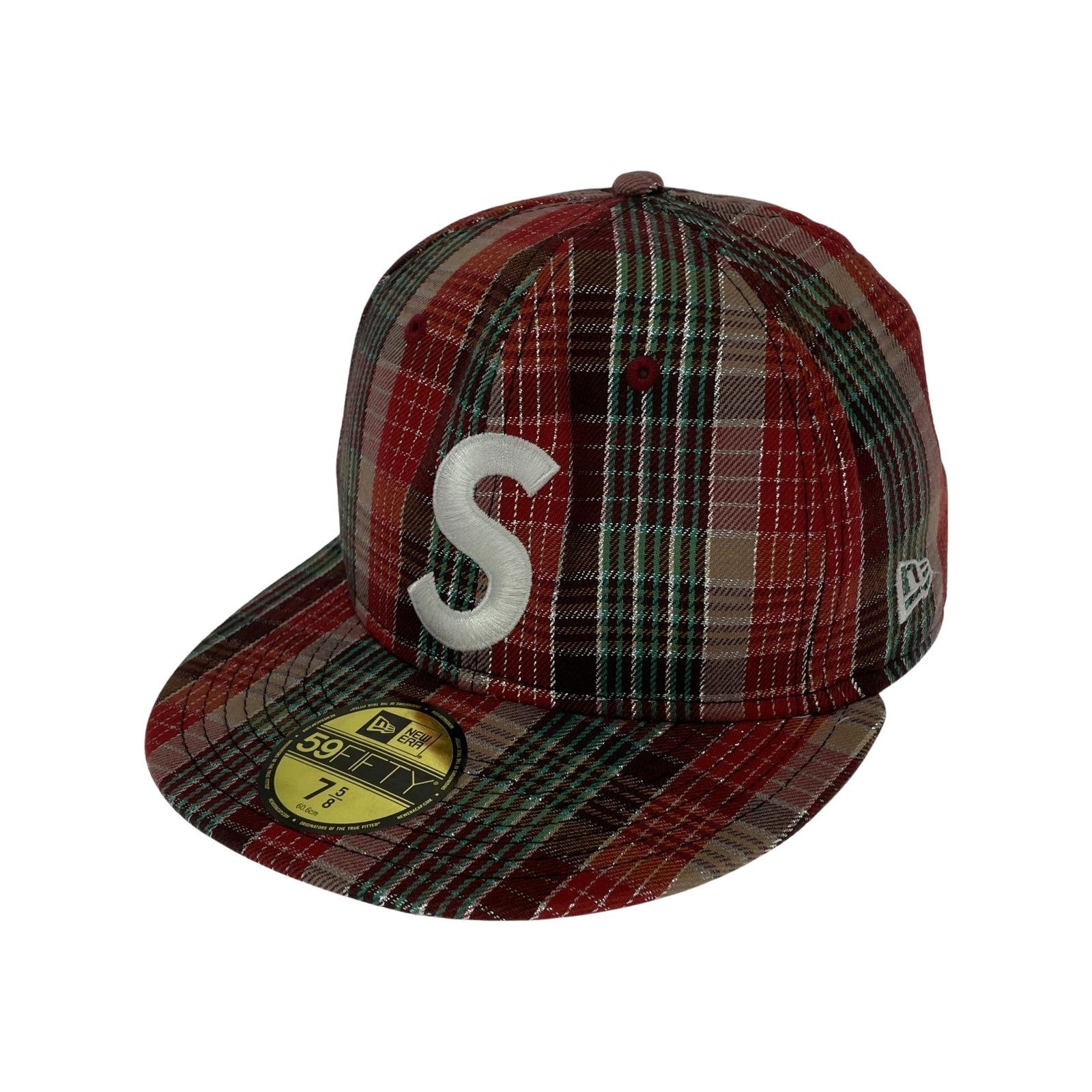 キャップ 23SS/Metallic Plaid S Logo New Era Cap