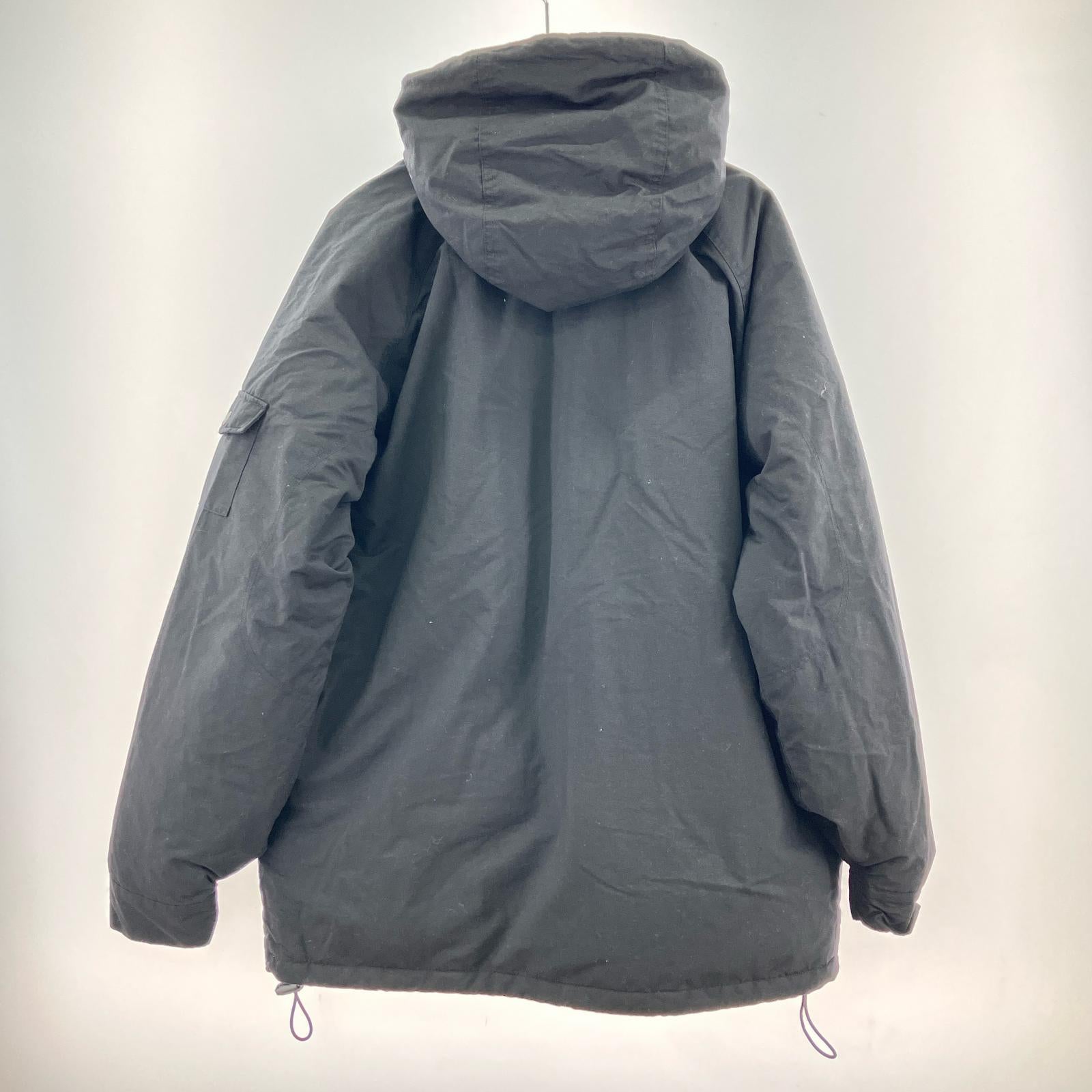 ダウンジャケット Supreme 08AW Puffer Jacket フーデットダウンジャケット XL 黒 ブラック