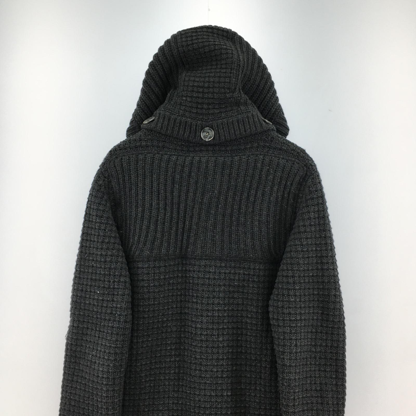 ジャケット ダッフルニットコート グレー(S) S グレー