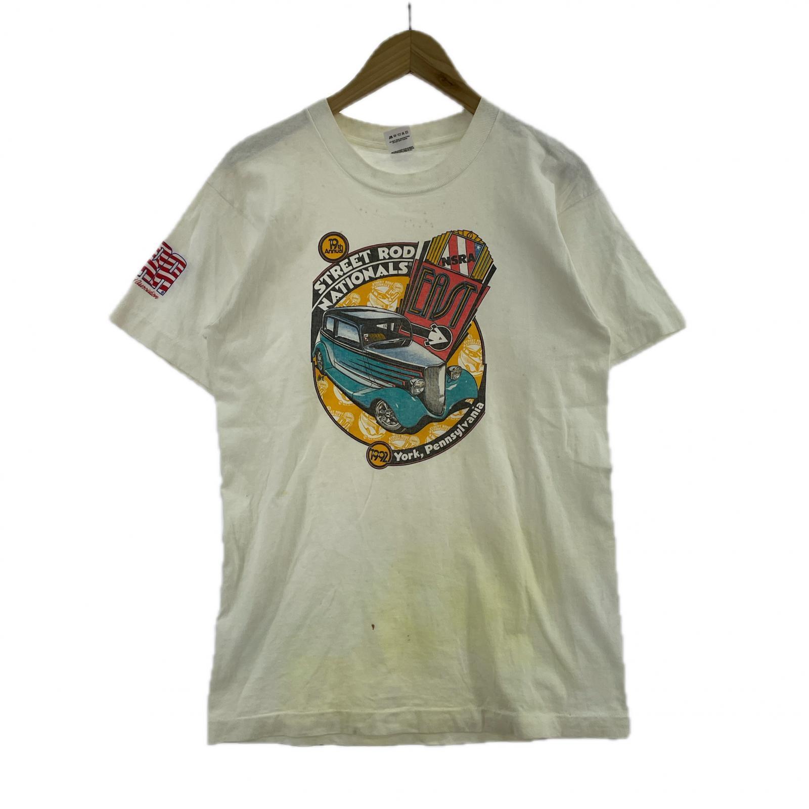 半袖Tシャツ 90sSTREET ROD NATIONALS 白(M) M ホワイト