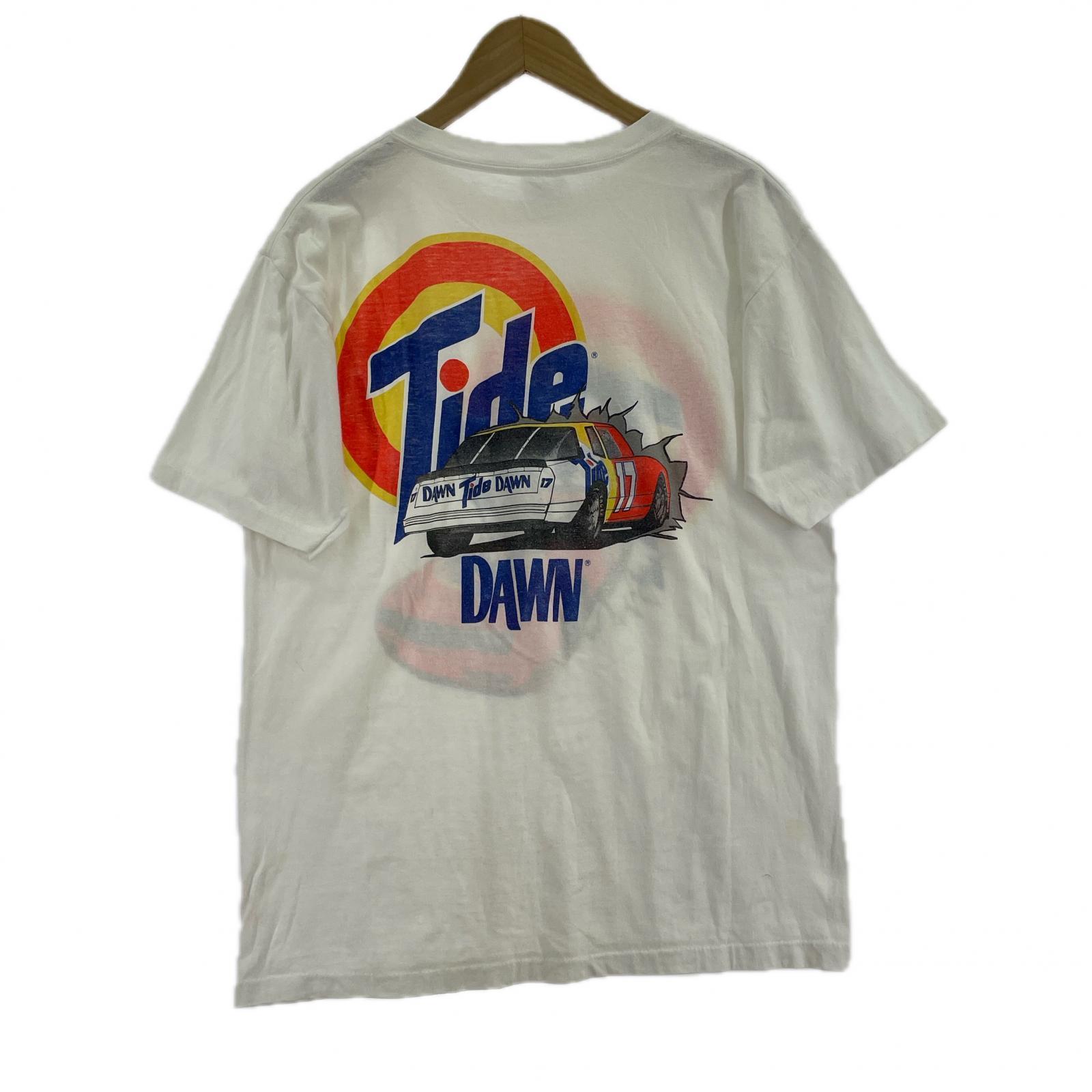半袖Tシャツ Tibe USA製 カープリント 白(XL) ホワイト
