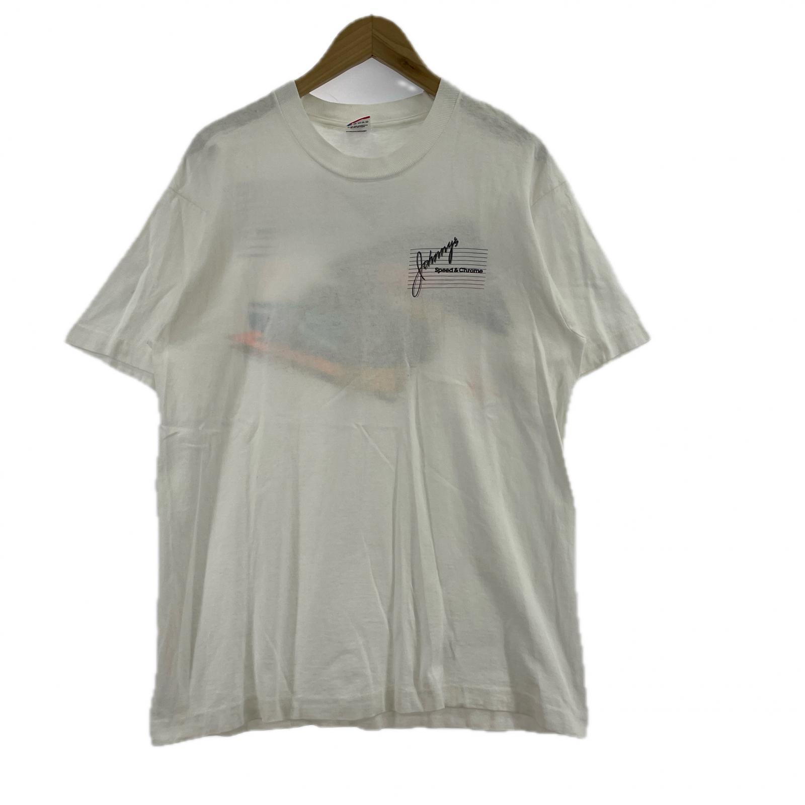 半袖Tシャツ 80s Speed&Chrome 白(L) L ホワイト