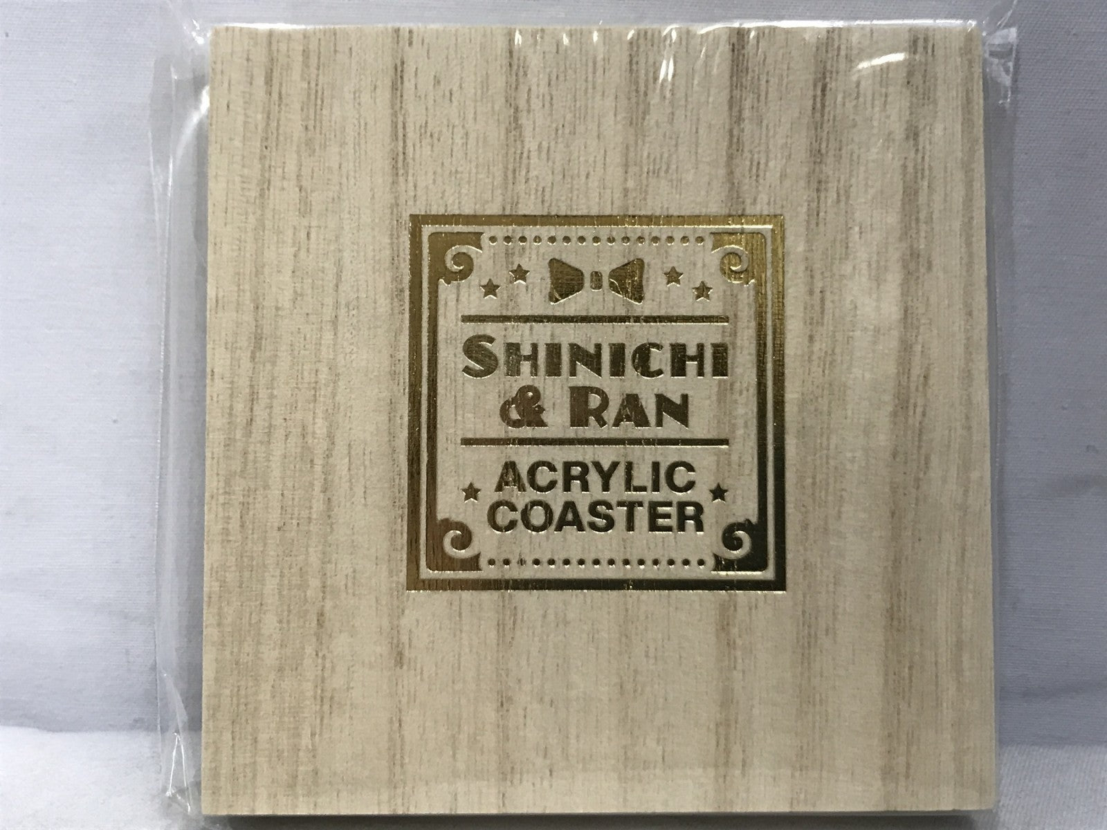 コナンムービー展 アクリルコースターセット 新一&蘭 フィギュア/グッズ