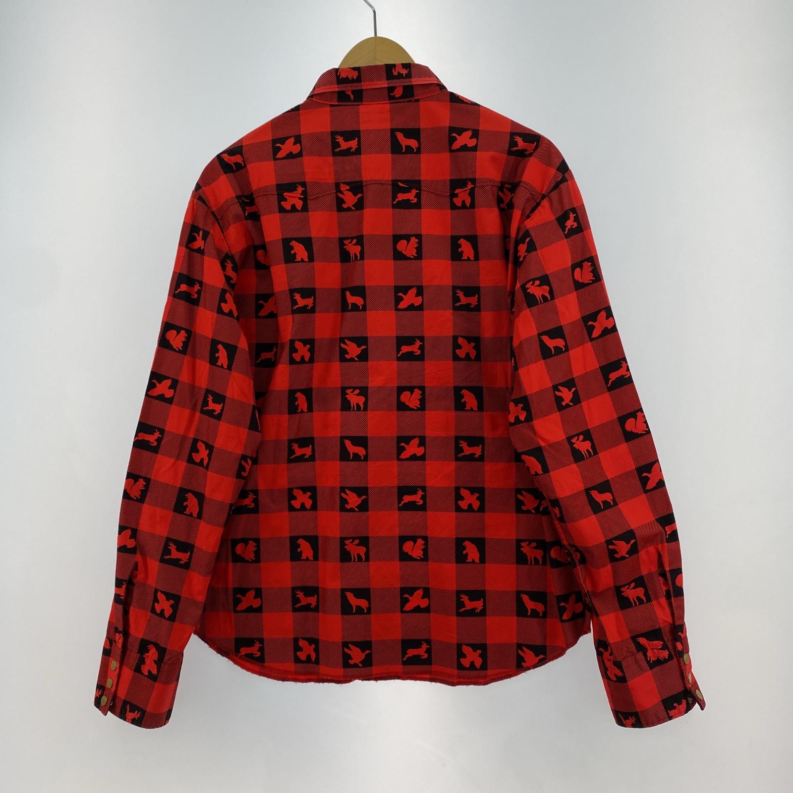 長袖シャツ TENDERLOIN T-WESTERN SHT W ウィンチェスター チェックシャツ M 赤