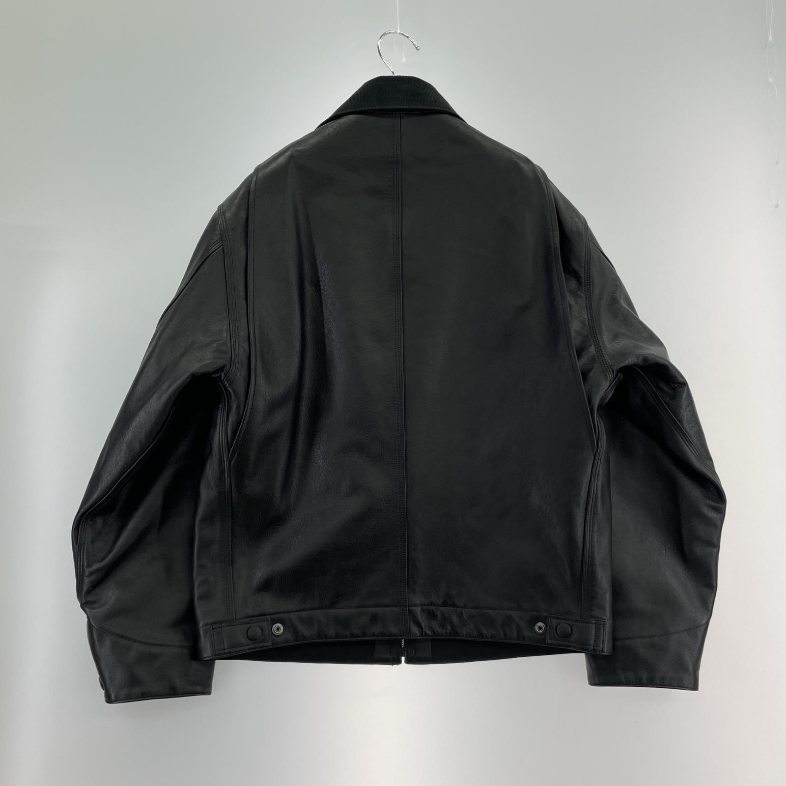 レザージャケット ×carhartt WIP 24AW レザージャケット (S) S ブラック