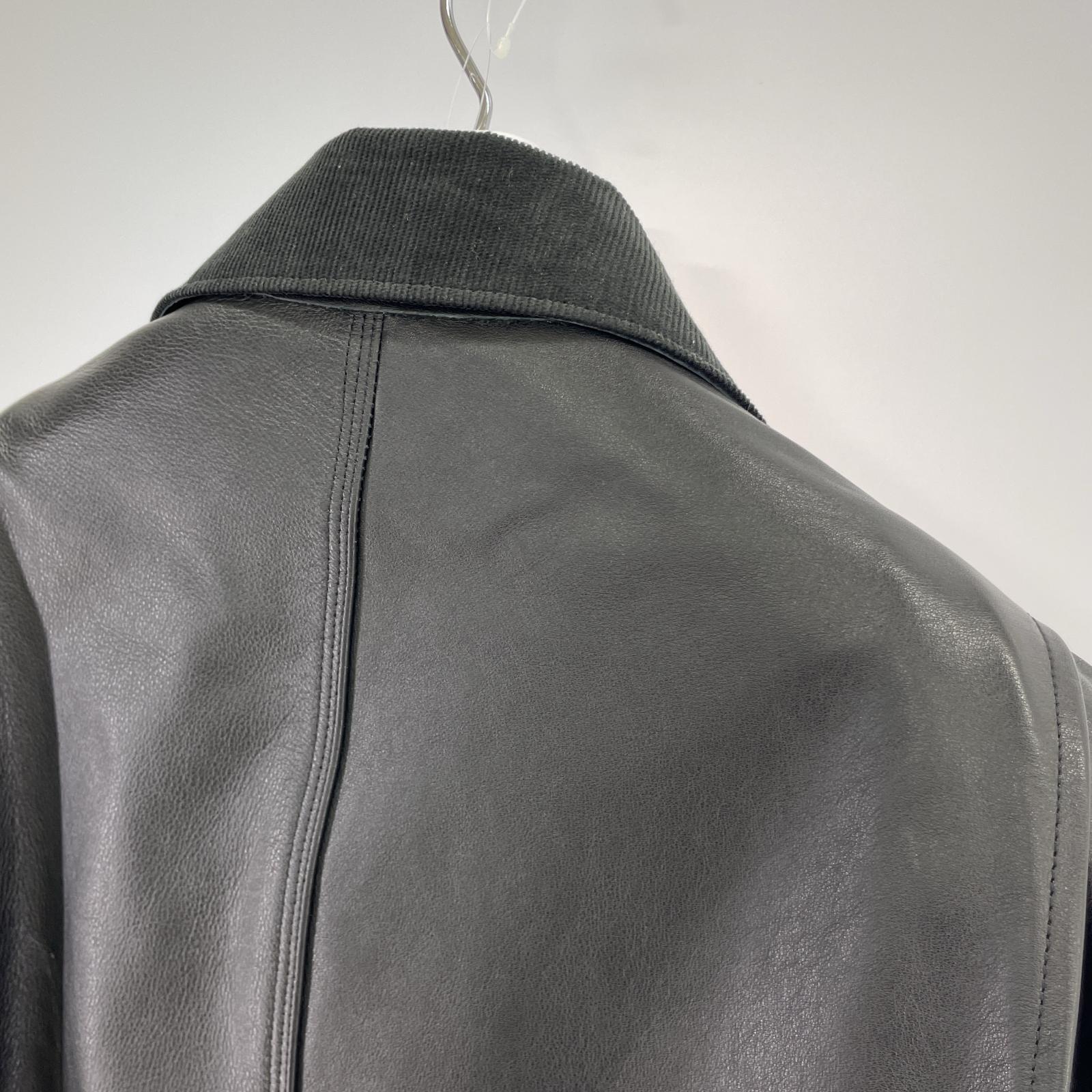 レザージャケット ×carhartt WIP 24AW レザージャケット (S) S ブラック
