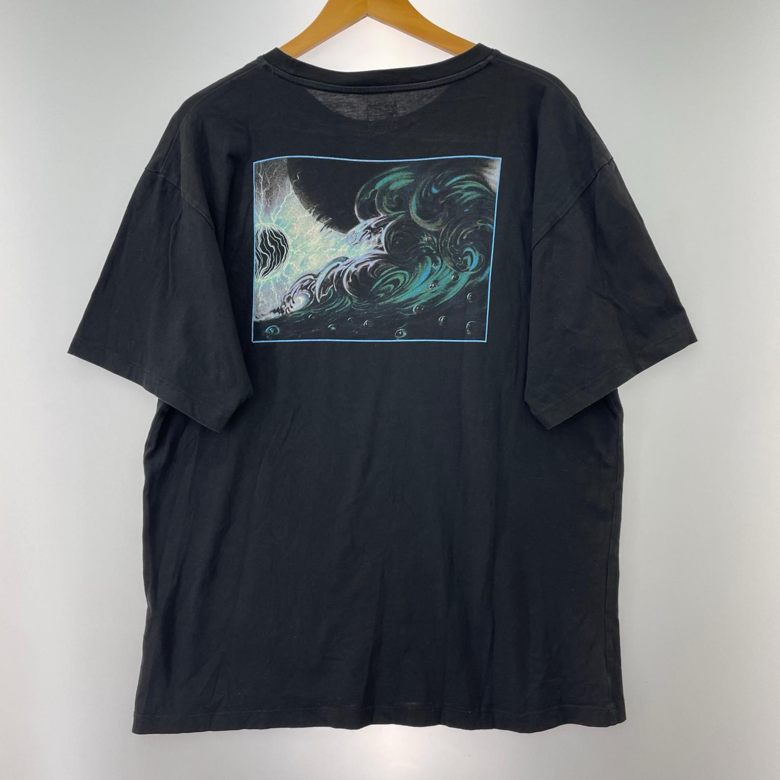 半袖Tシャツ PACCBET Tribal PRINT S/Sカットソー 黒 (L) L ブラック