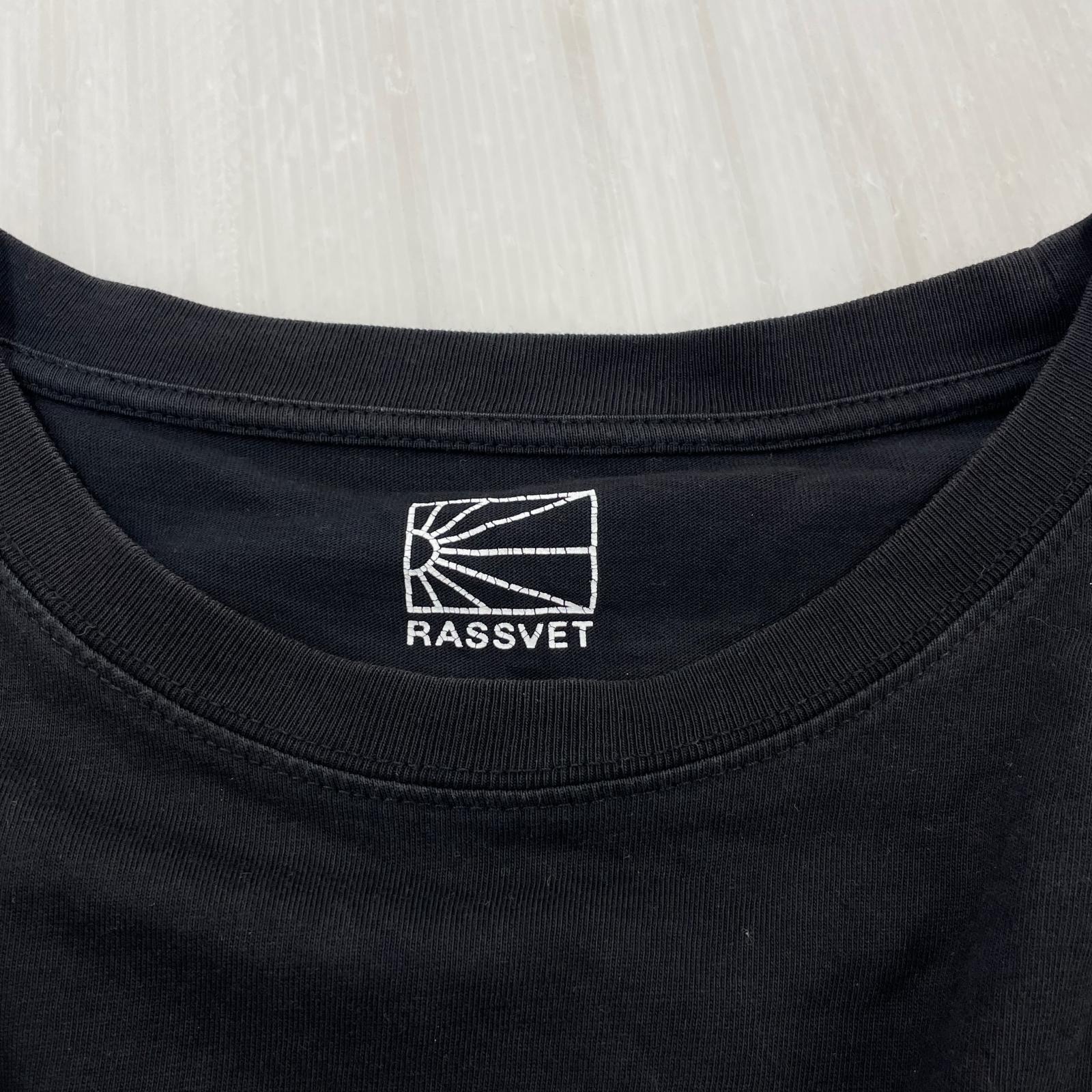 半袖Tシャツ PACCBET Tribal PRINT S/Sカットソー 黒 (L) L ブラック