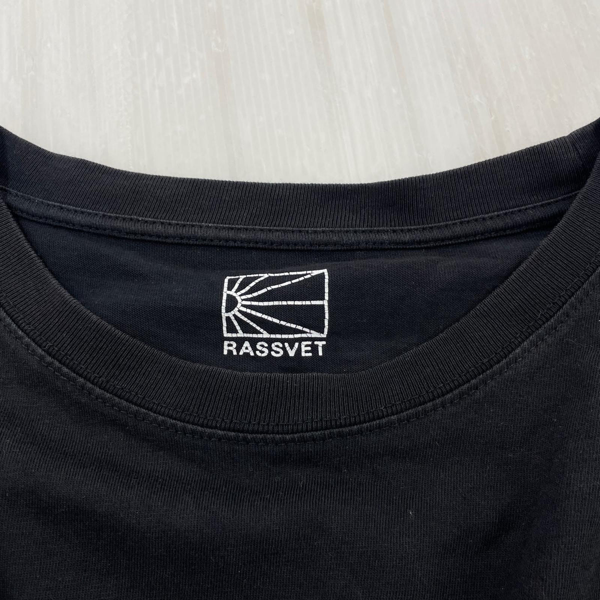 半袖Tシャツ PACCBET Tribal PRINT S/Sカットソー 黒 (L) L ブラック