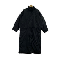 ジャケット Vest layered down CT フリー ブラック