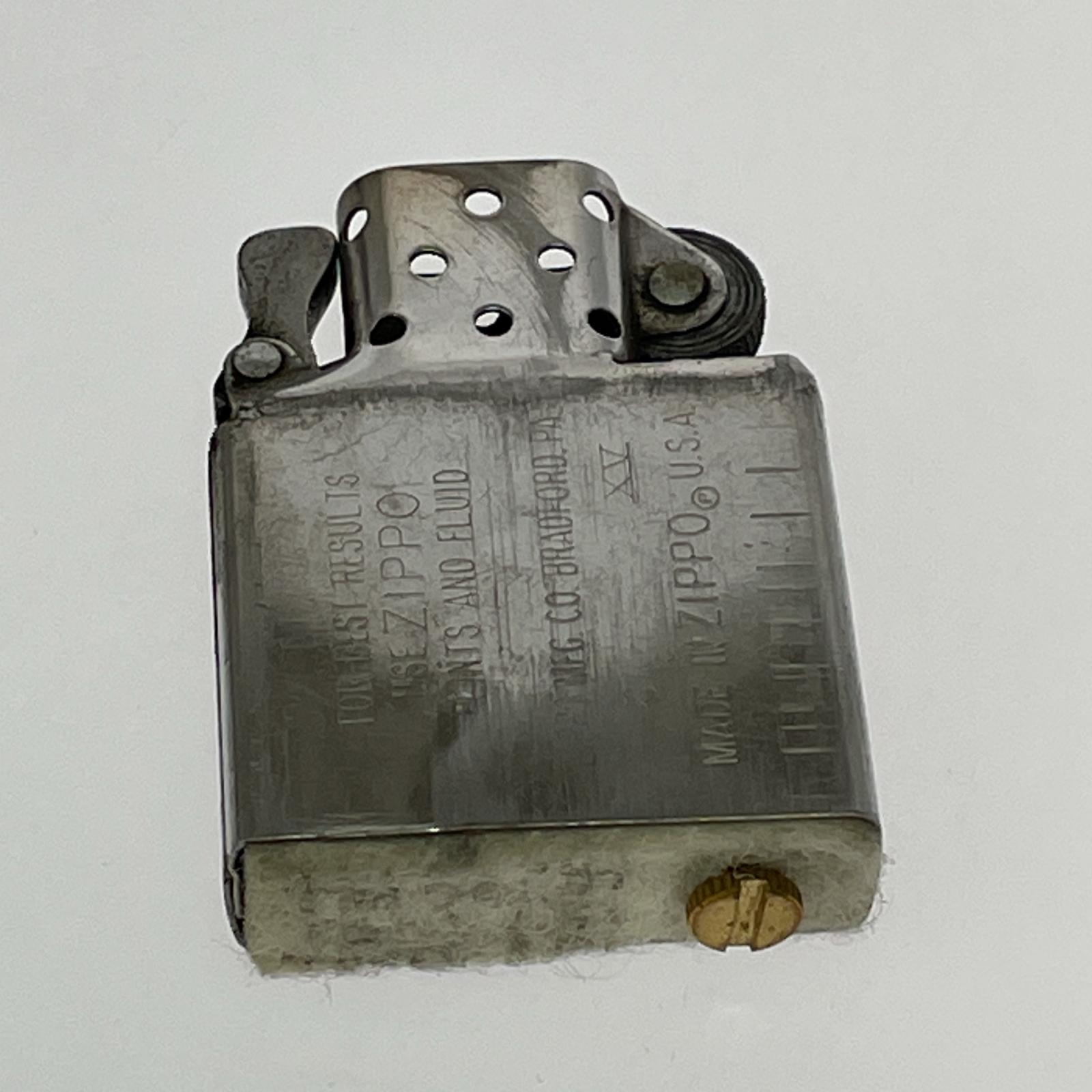 ライター ZIPPO STERLING 99年 歴代社長サイン シルバー