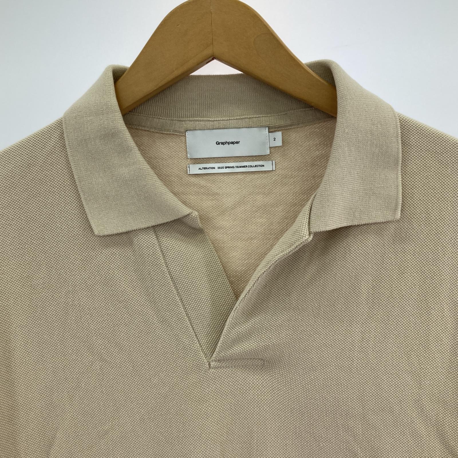 長袖シャツ pper Poloポロシャツ SIZE 2 2 ベージュ
