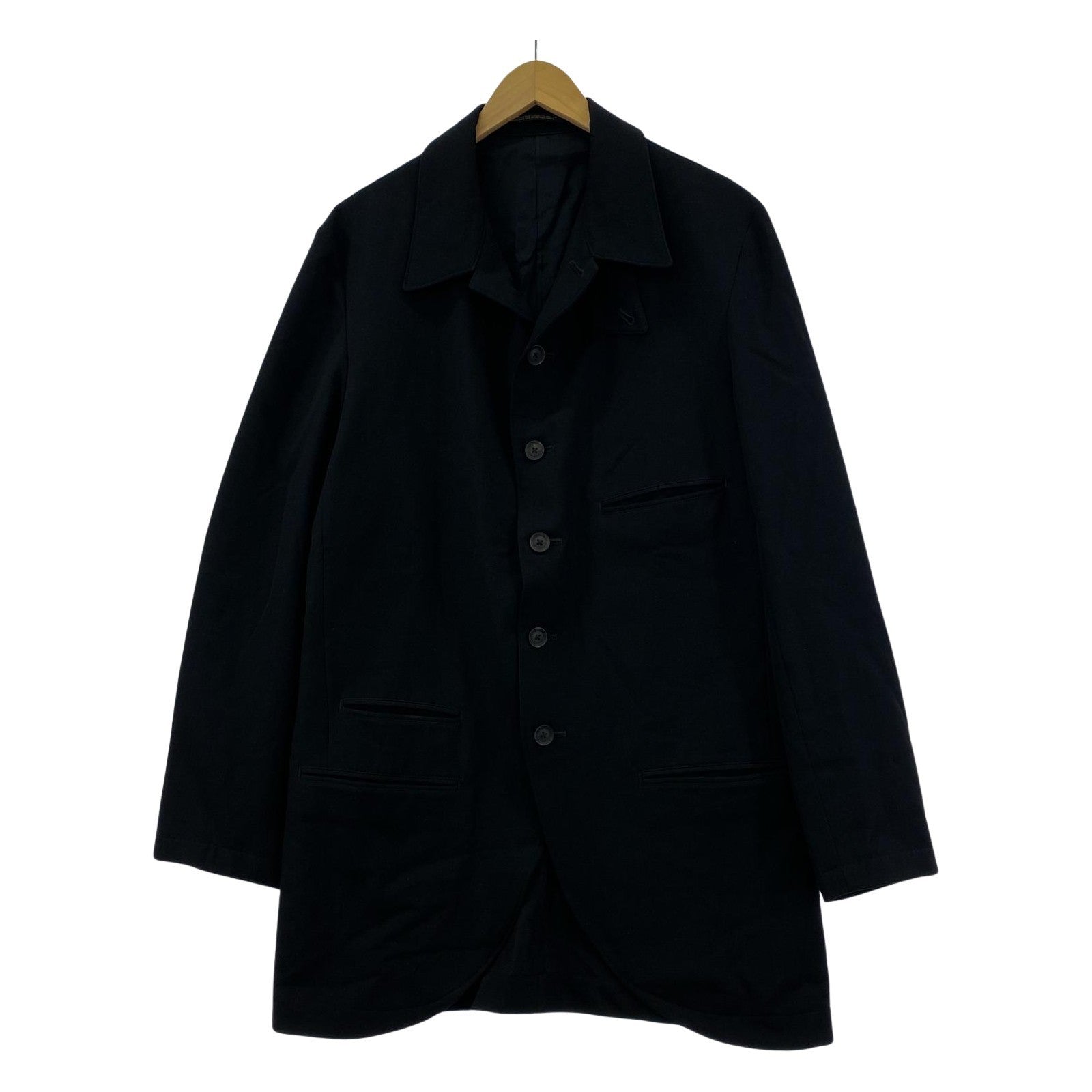 ジャケット Yohji Yamamoto POUR HOMME 20AW 燕尾 シンプルジャケット 3 ブラック HN-J45-100 ブラック