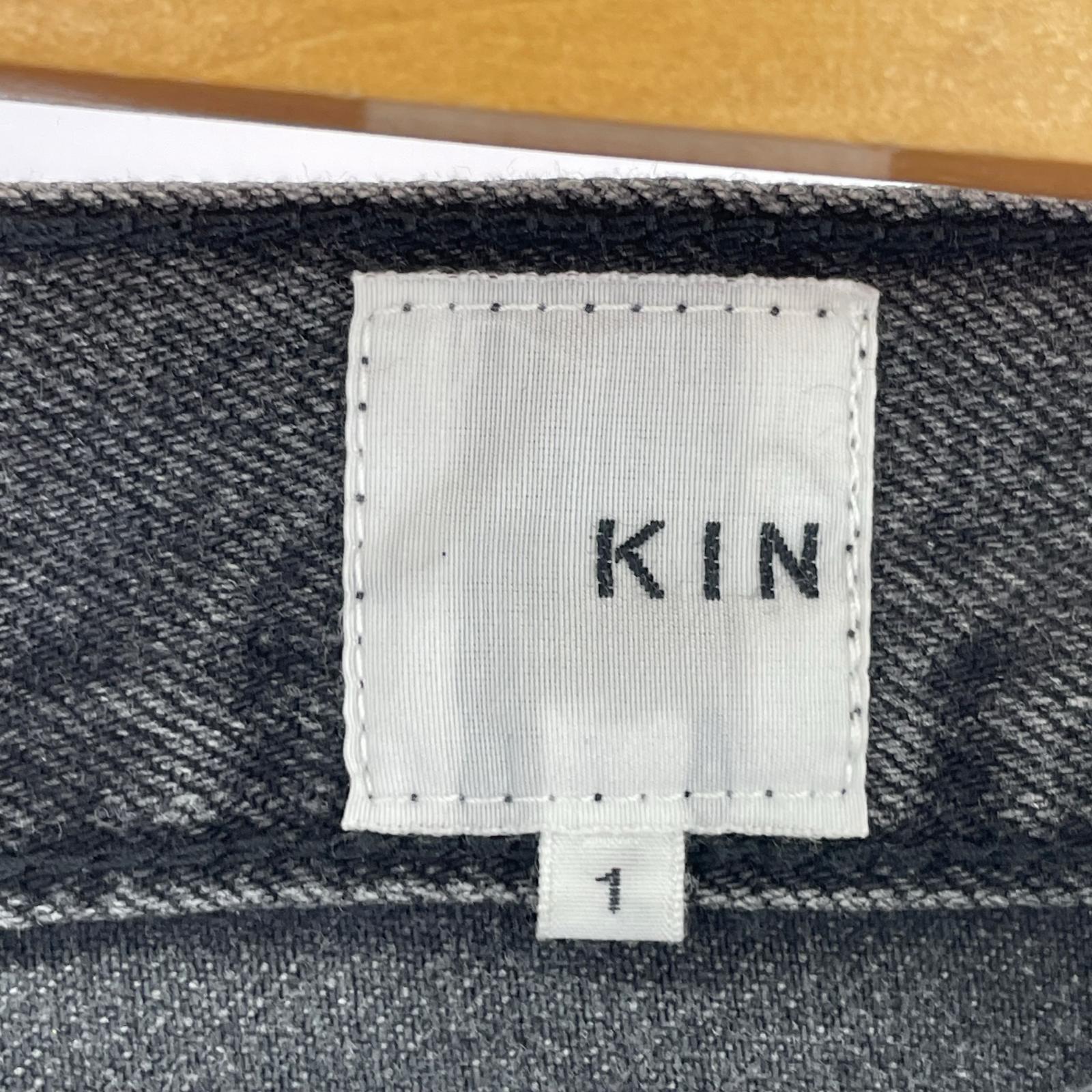 デニムパンツ KIN スタッズ デニムパンツ(1) 1 ブラック