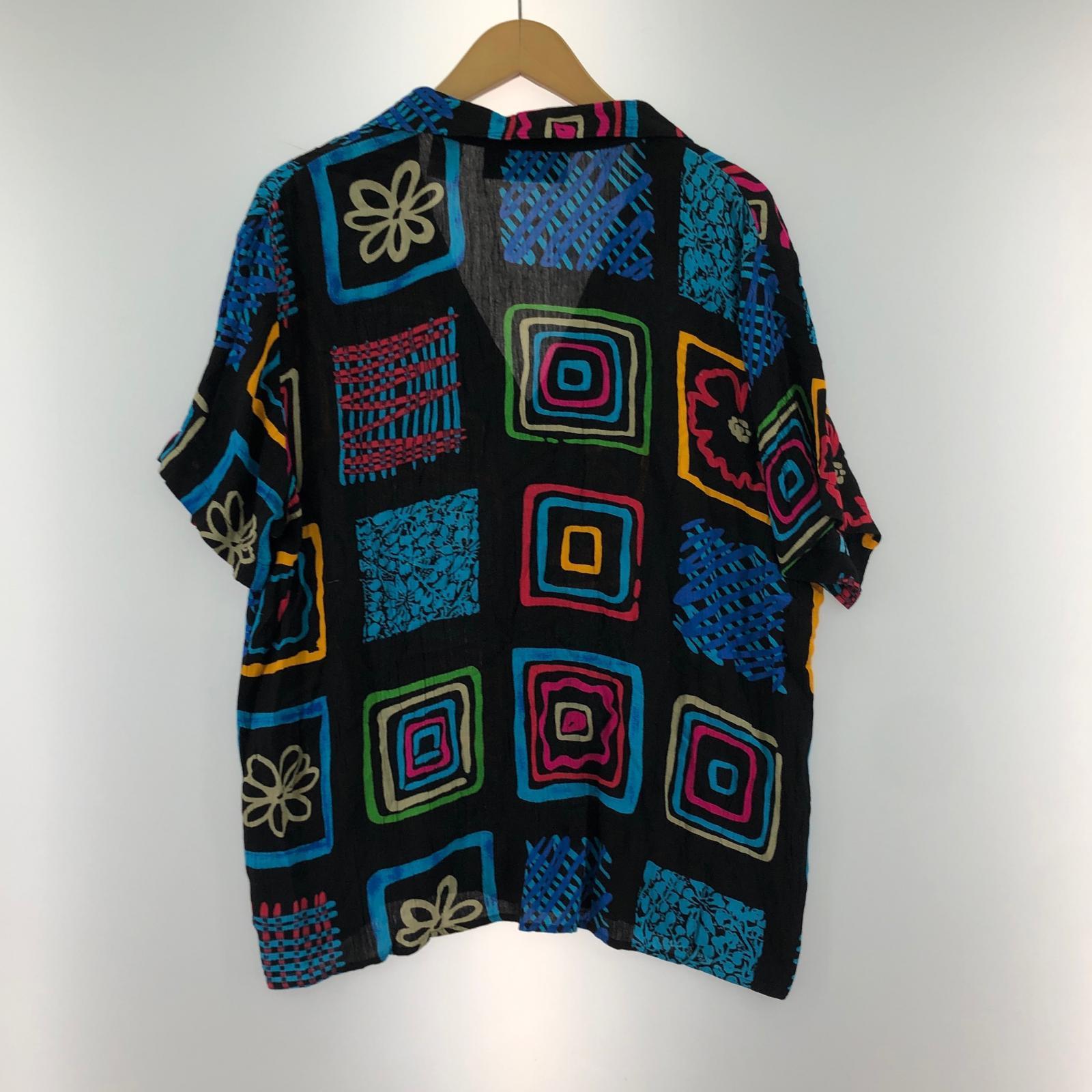 半袖シャツ SAG HARBOR Rayon Shirt ブラック