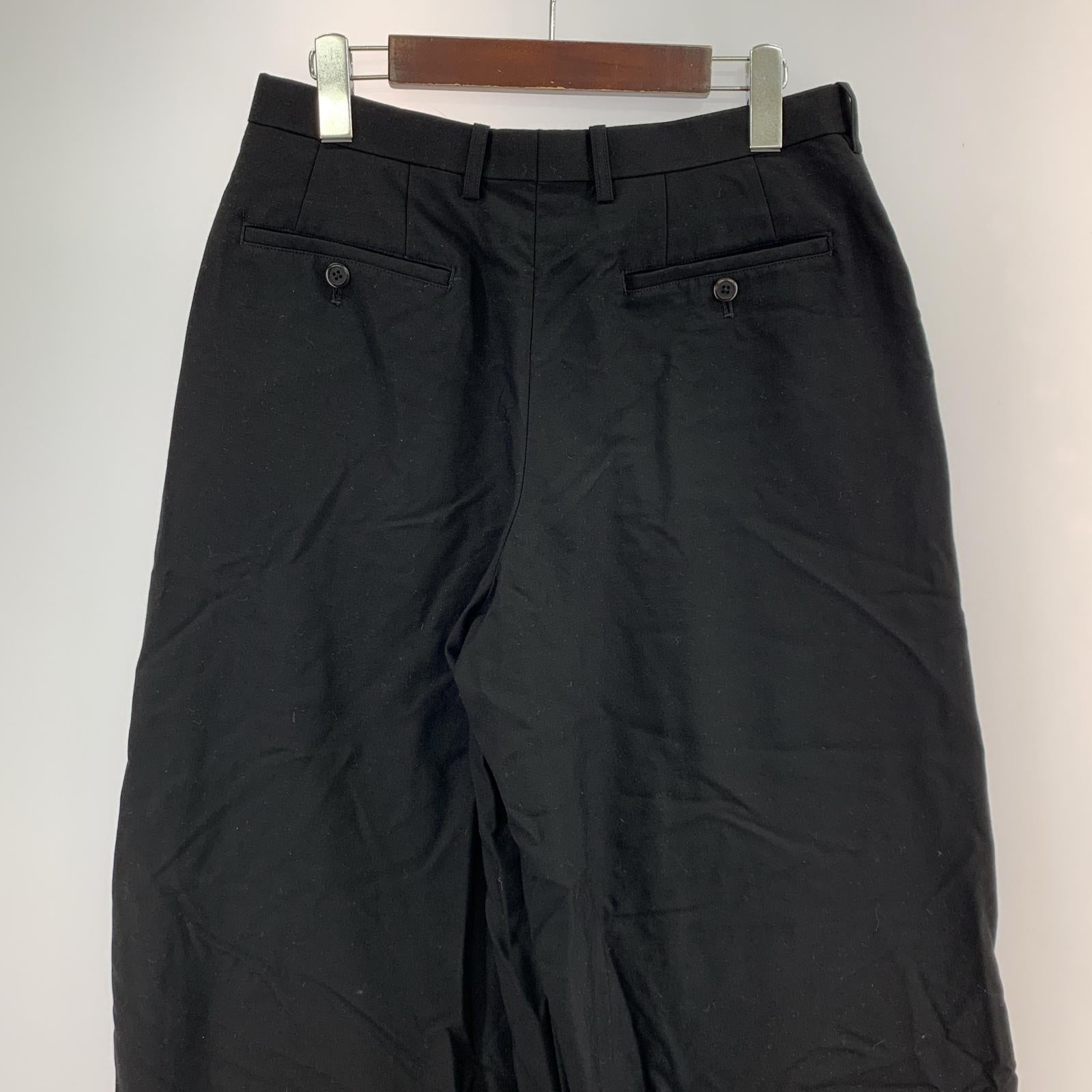 パンツ LAD MUSICIAN 24SS WIDE FLARE SLACKS 44 ブラック