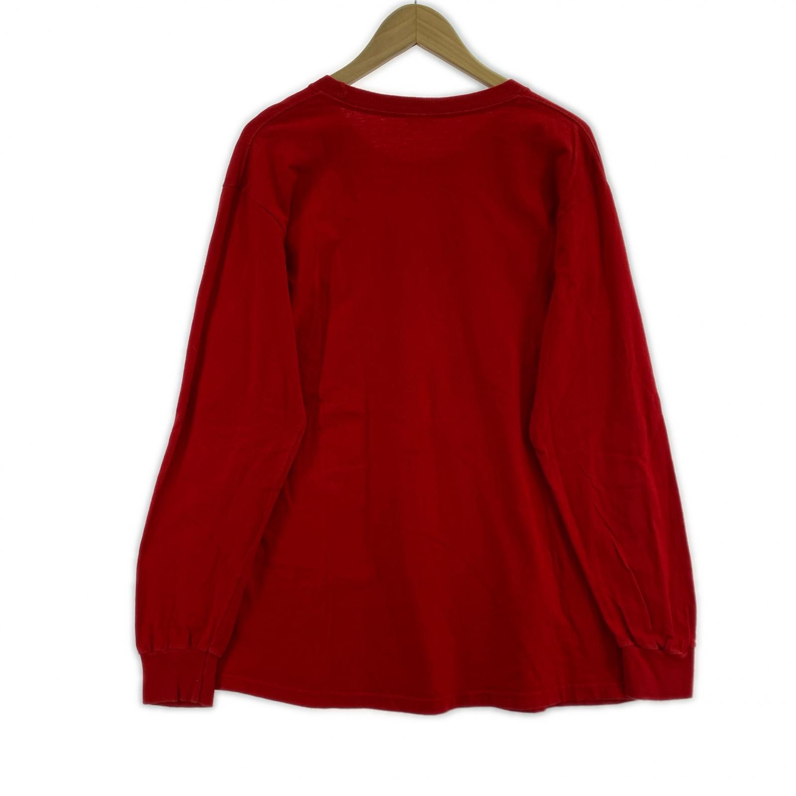 長袖Tシャツ Bloom Long Sleeve Tee 赤(M) L レッド