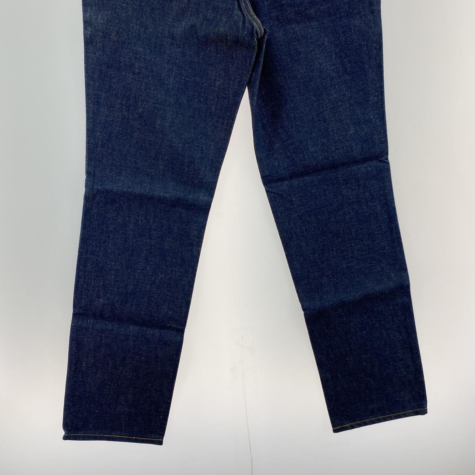 デニムパンツ 70s ストレートデニムパンツ (80)インディゴ ネイビー
