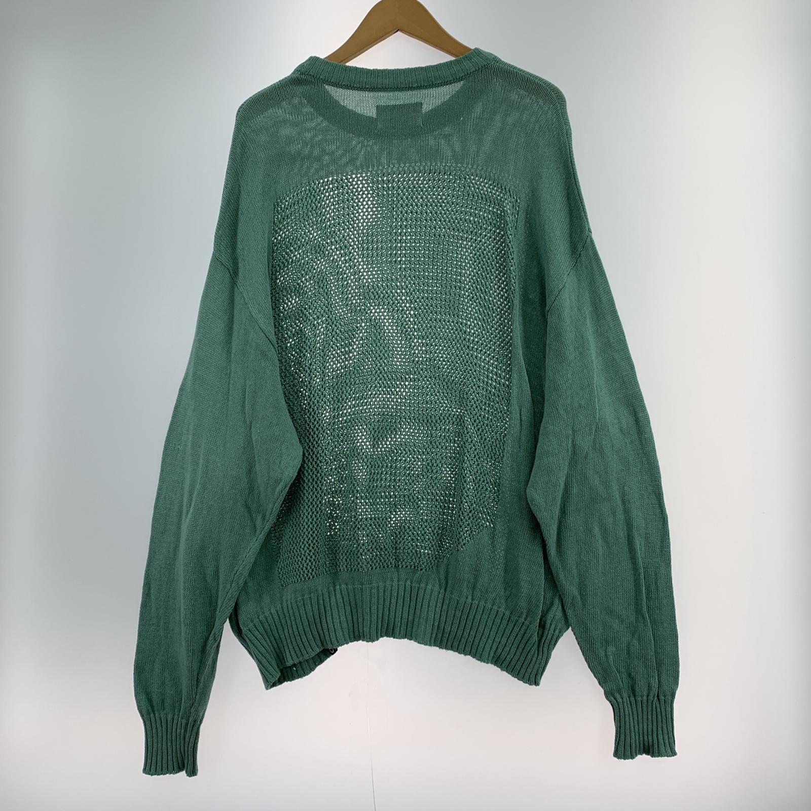ニット WINDOW WEB SWEATER MOSS MINT M M