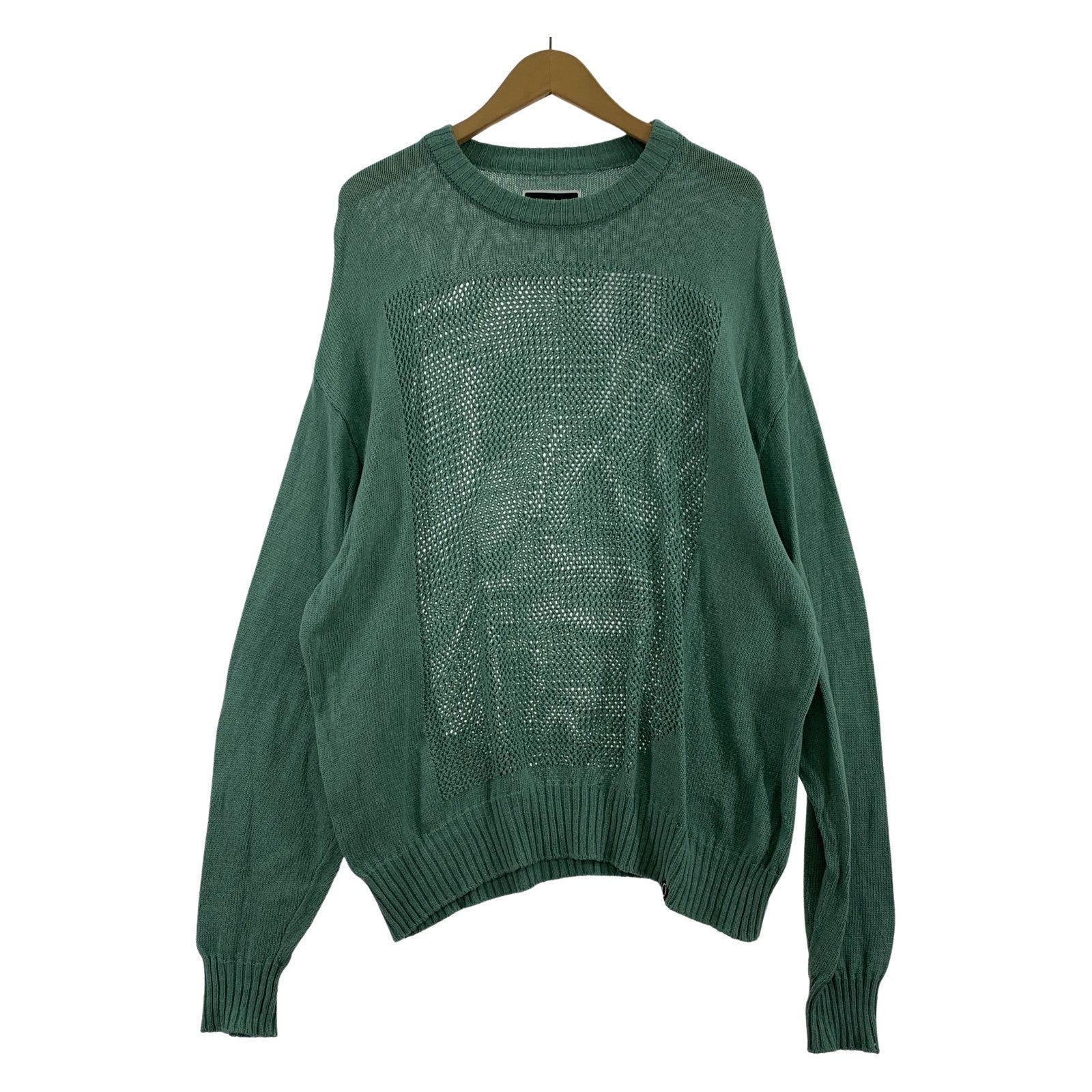 ニット WINDOW WEB SWEATER MOSS MINT M M