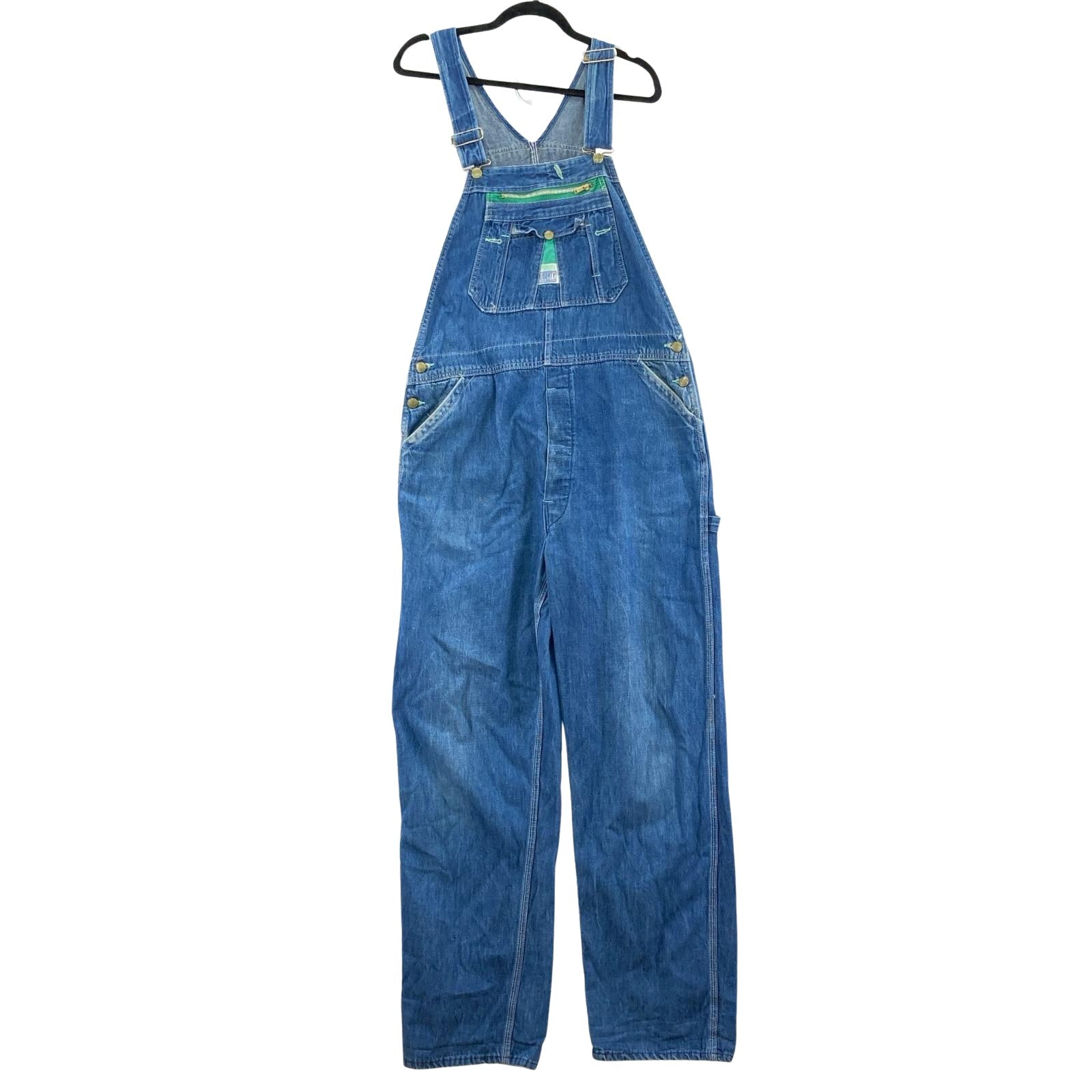 オーバーオール LIBERTY デニム オーバーオール ブルー