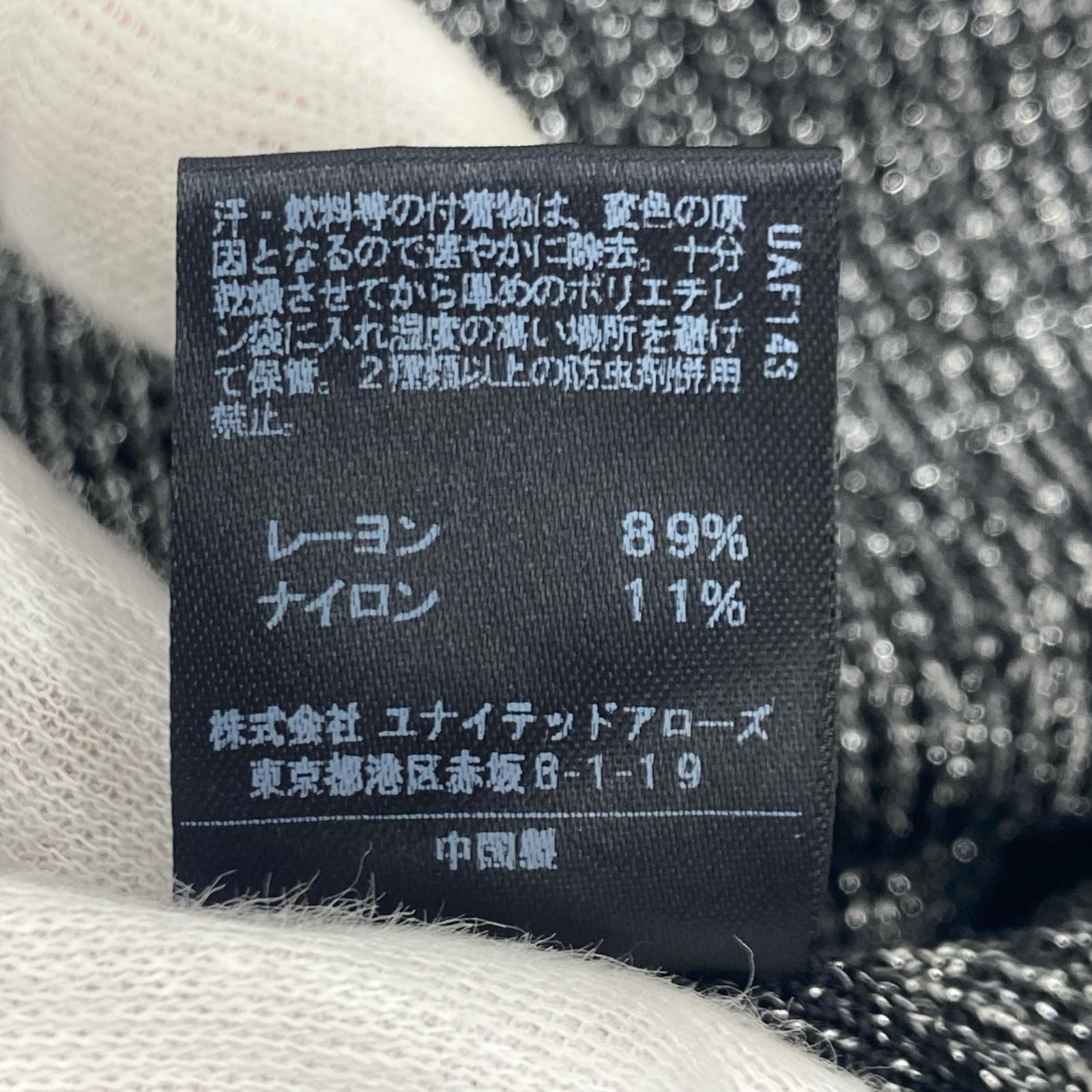 ニット タートルネック ニット SLV ブラック