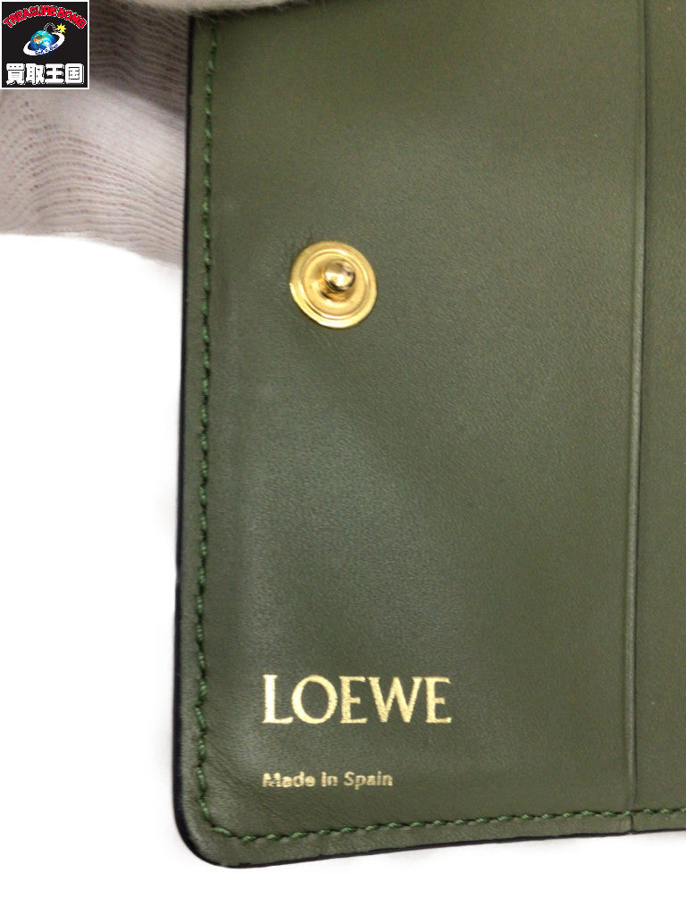 LOEWE リピートアナグラム/コンパクトジップウォレット