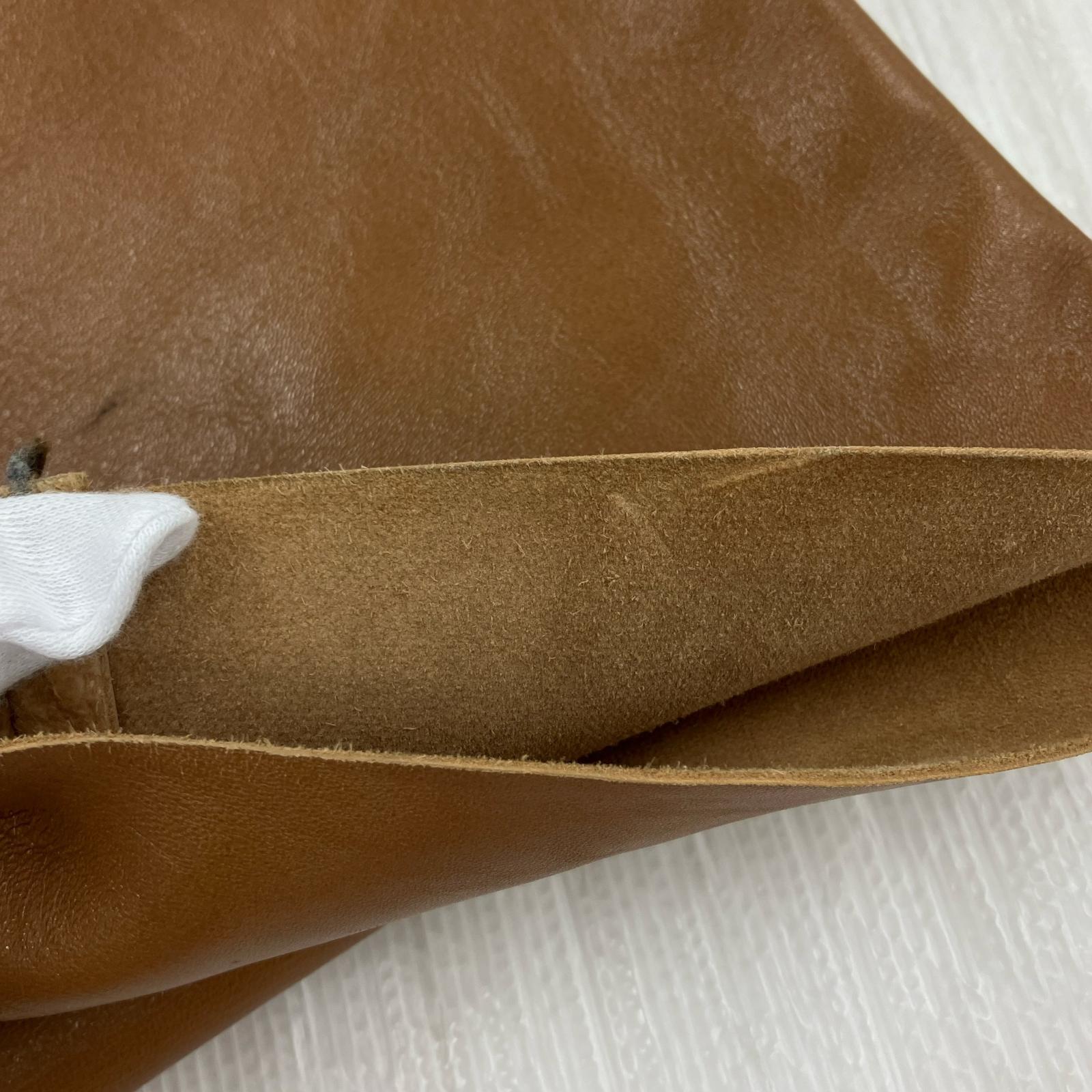 パンツ Y2 Leather レザー キャメル (27)