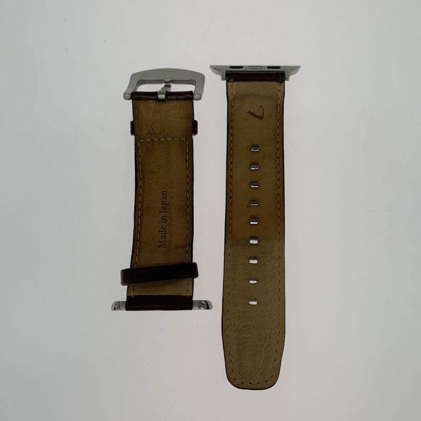 その他アクセサリー レザーウォッチバンド Apple Watch用 ブラウン