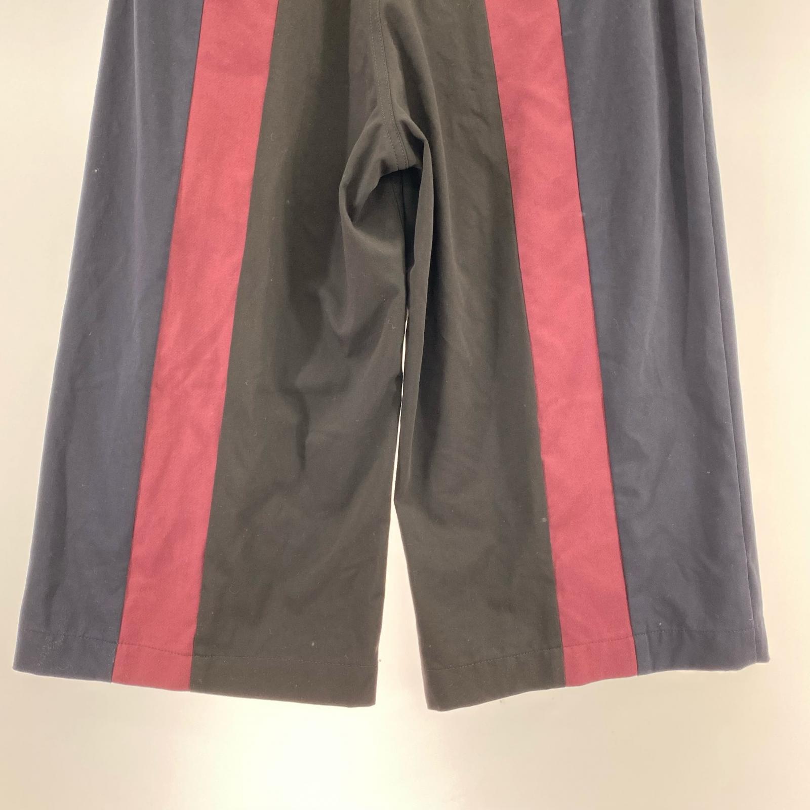 パンツ SWITCHING WIDE PANTS/black/2 2 ブラック
