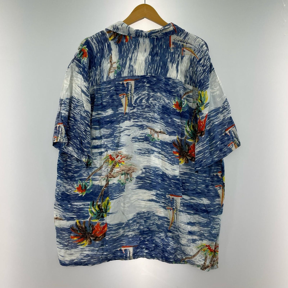 半袖シャツ HAWAII アロハシャツ 総柄 (XXL)