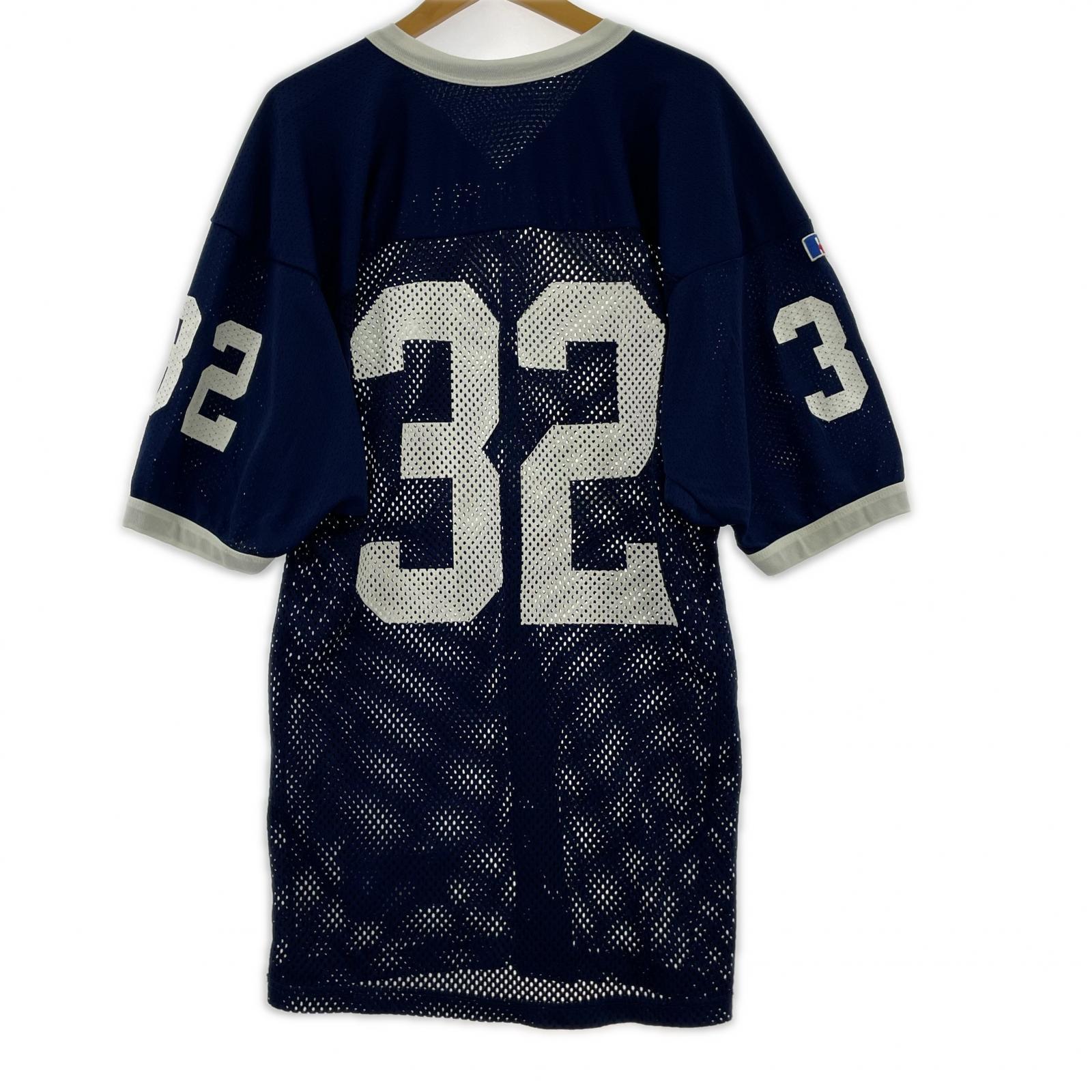 半袖Tシャツ RUSSELL ATHLETIC メッシュ ゲームシャツ 紺 (M) M