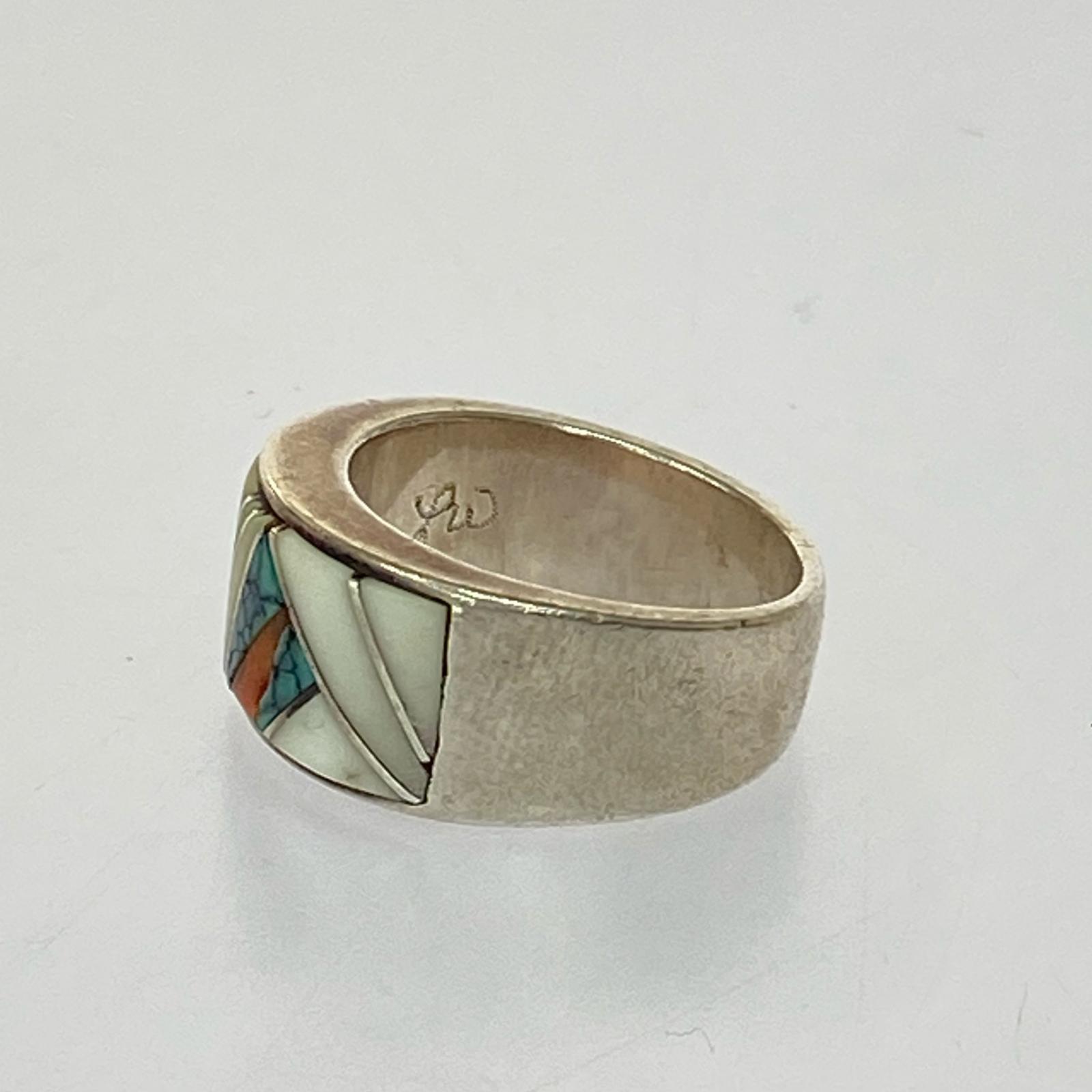 リング・指輪 #12 インレイレング STERLING