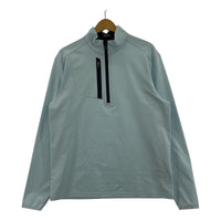長袖Tシャツ RLX ストレッチジャージー ハーフジップカットソー M ブルー