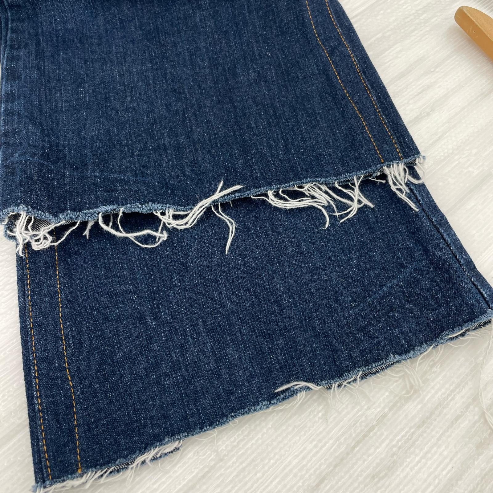 デニムパンツ How Hand Jam 刺繍デニムパンツ