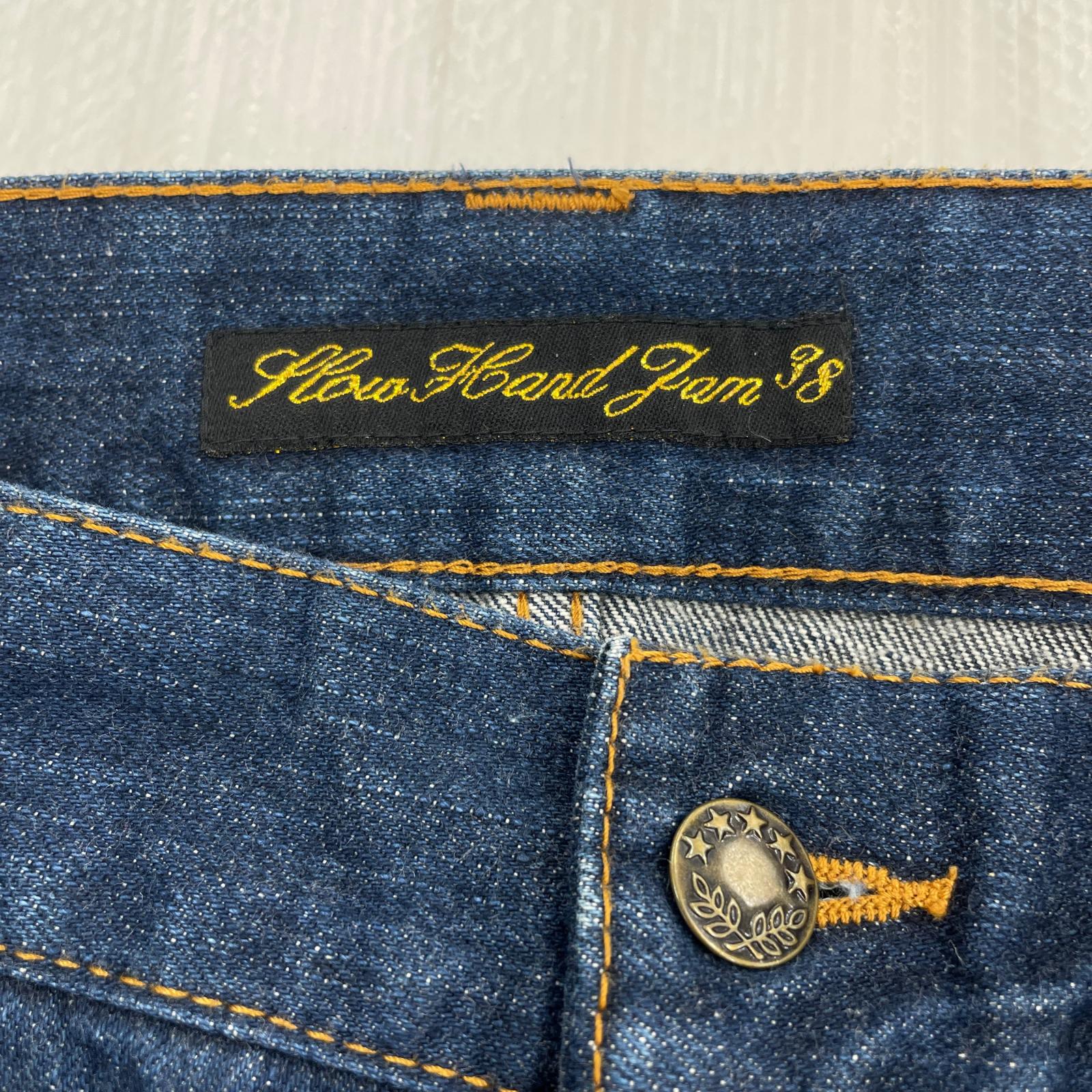 デニムパンツ How Hand Jam 刺繍デニムパンツ