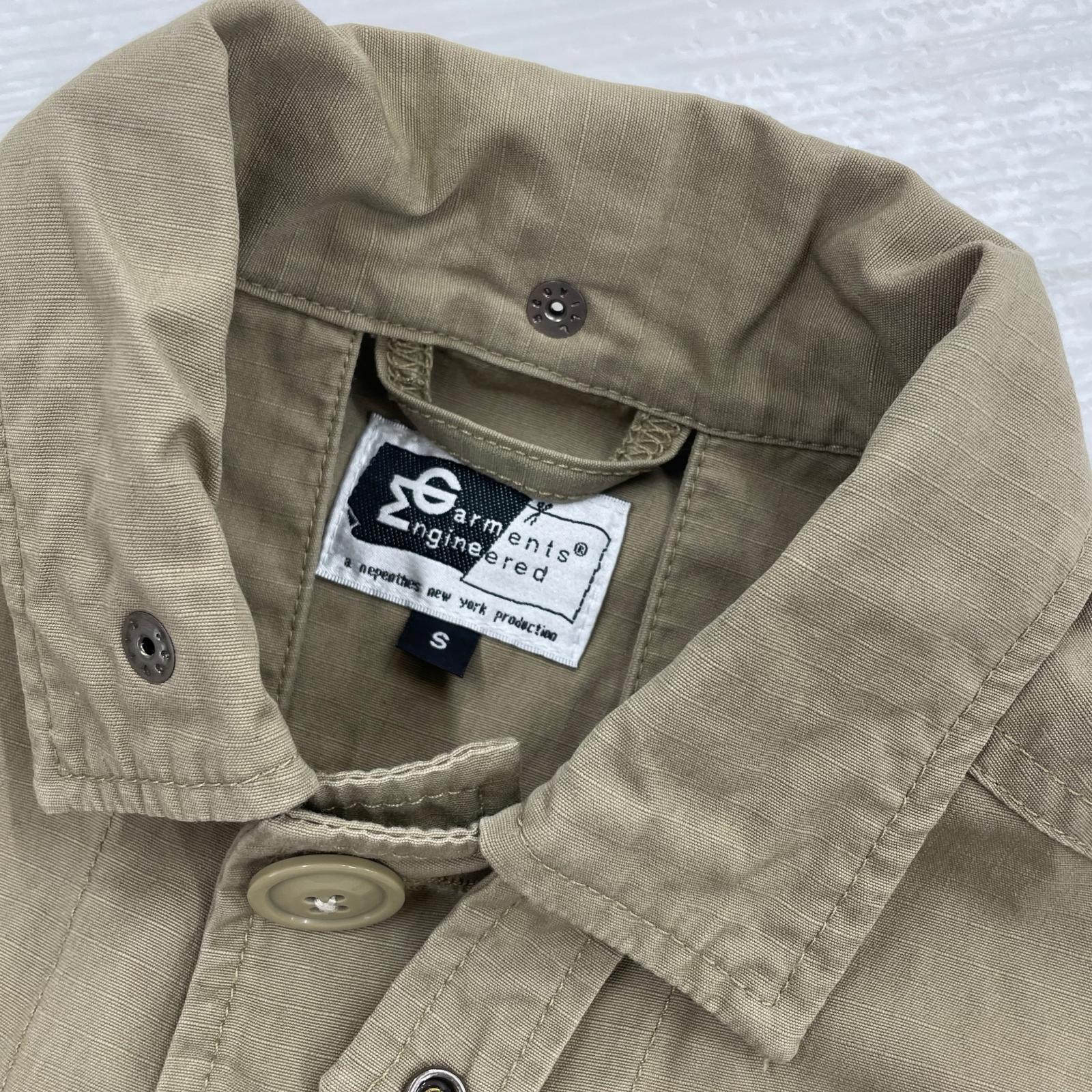 ジャケット リップストップ ハンティングジャケット S ベージュ