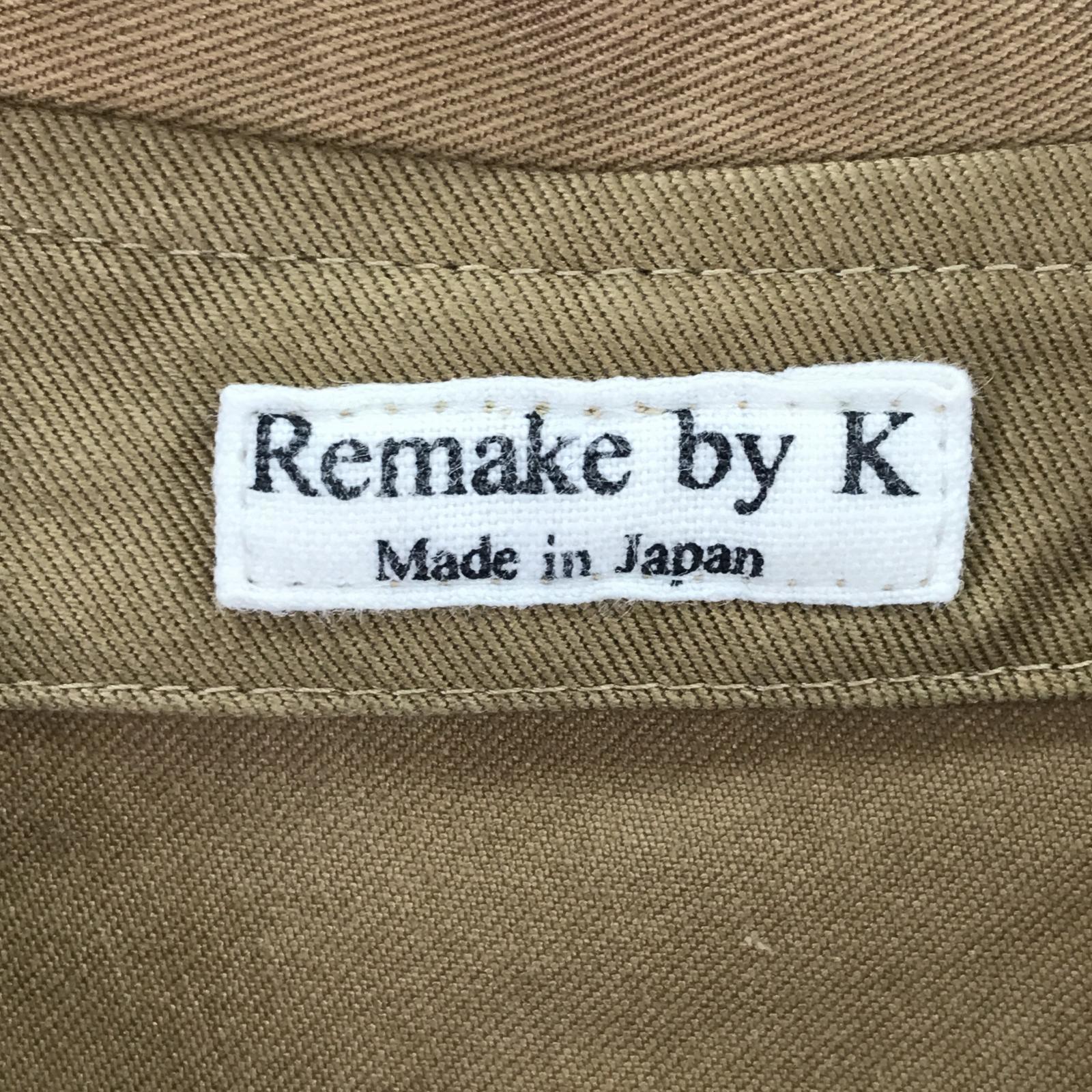 ジャケット Remake by K リメイク フィールドシャツジャケット ベージュ